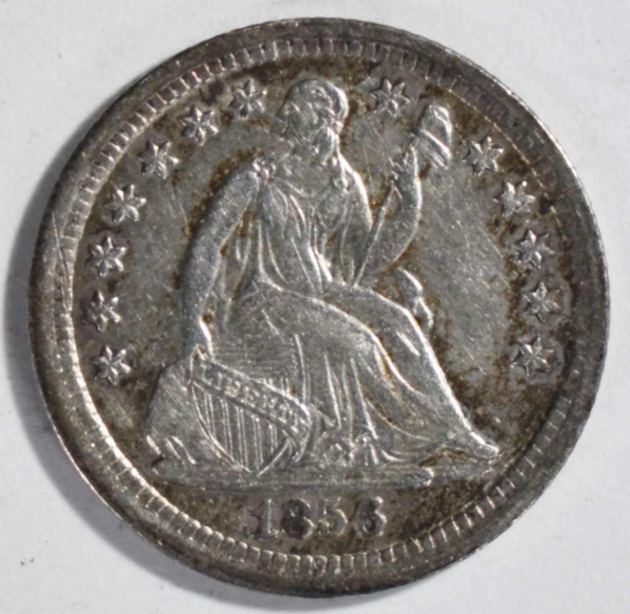 1856 Seated Half Dime