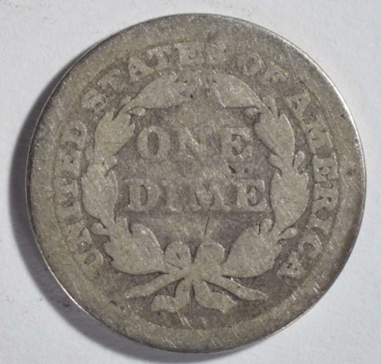 1848 Seated Dime
