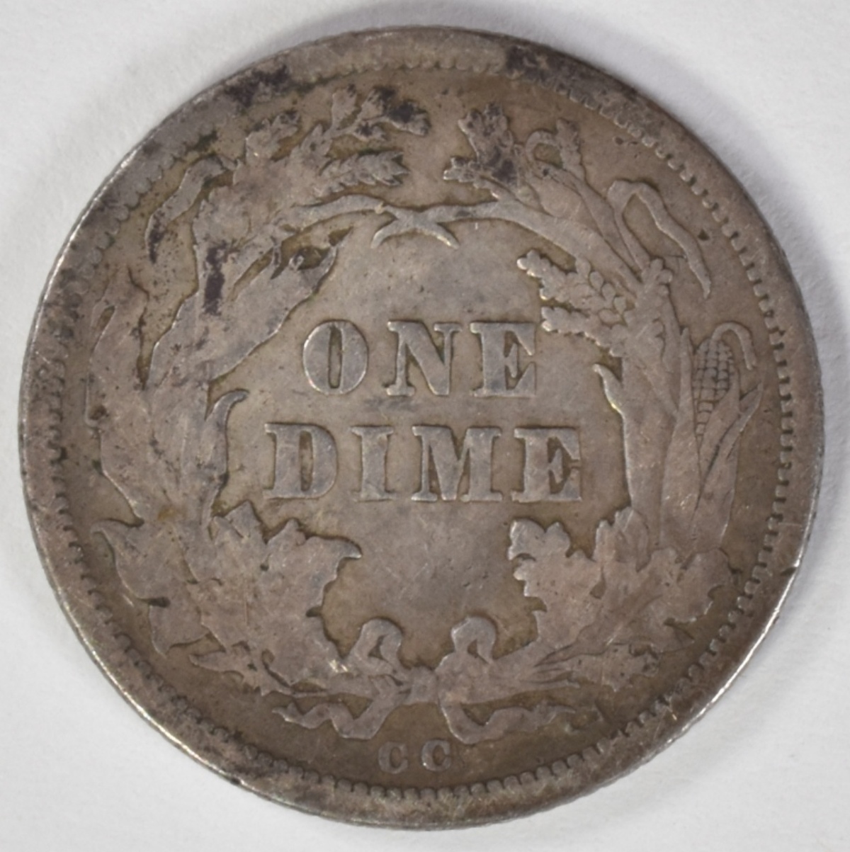 1876-CC Seated Dime