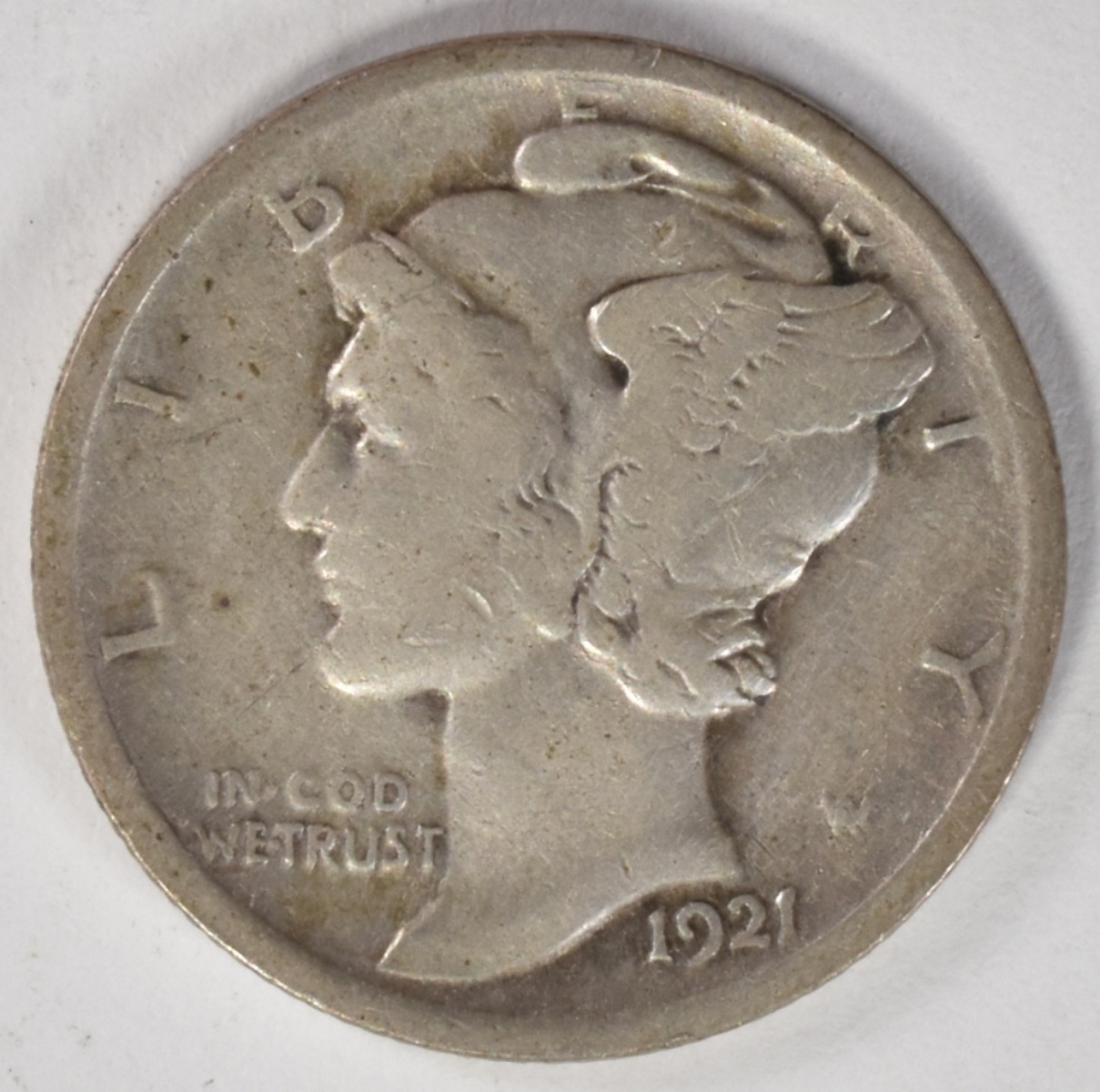 1921 Mercury Dime