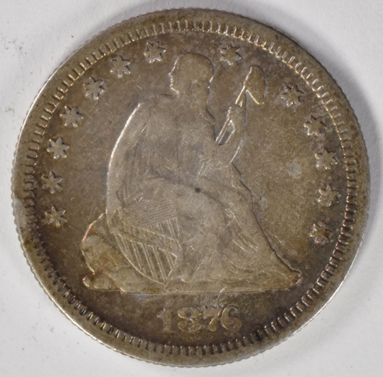 1876-S Seated Quarter
