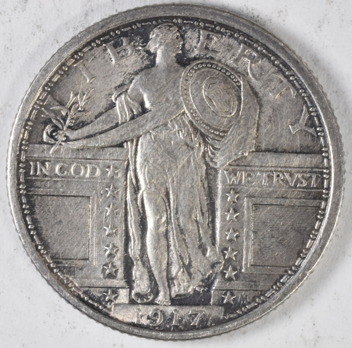 1917 Type 1 Standing Liberty Quarter