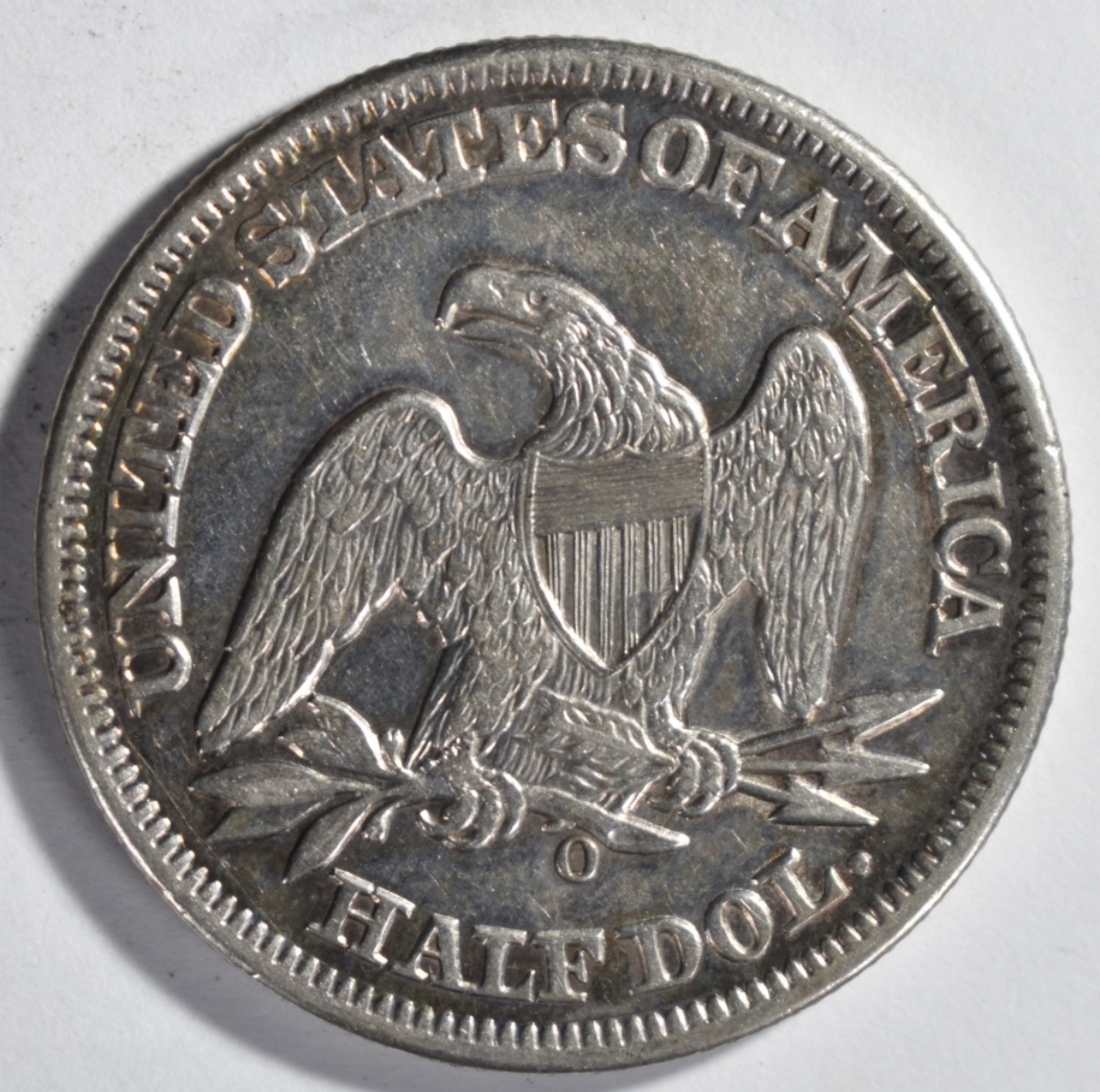 1858-O Seated Half Dollar