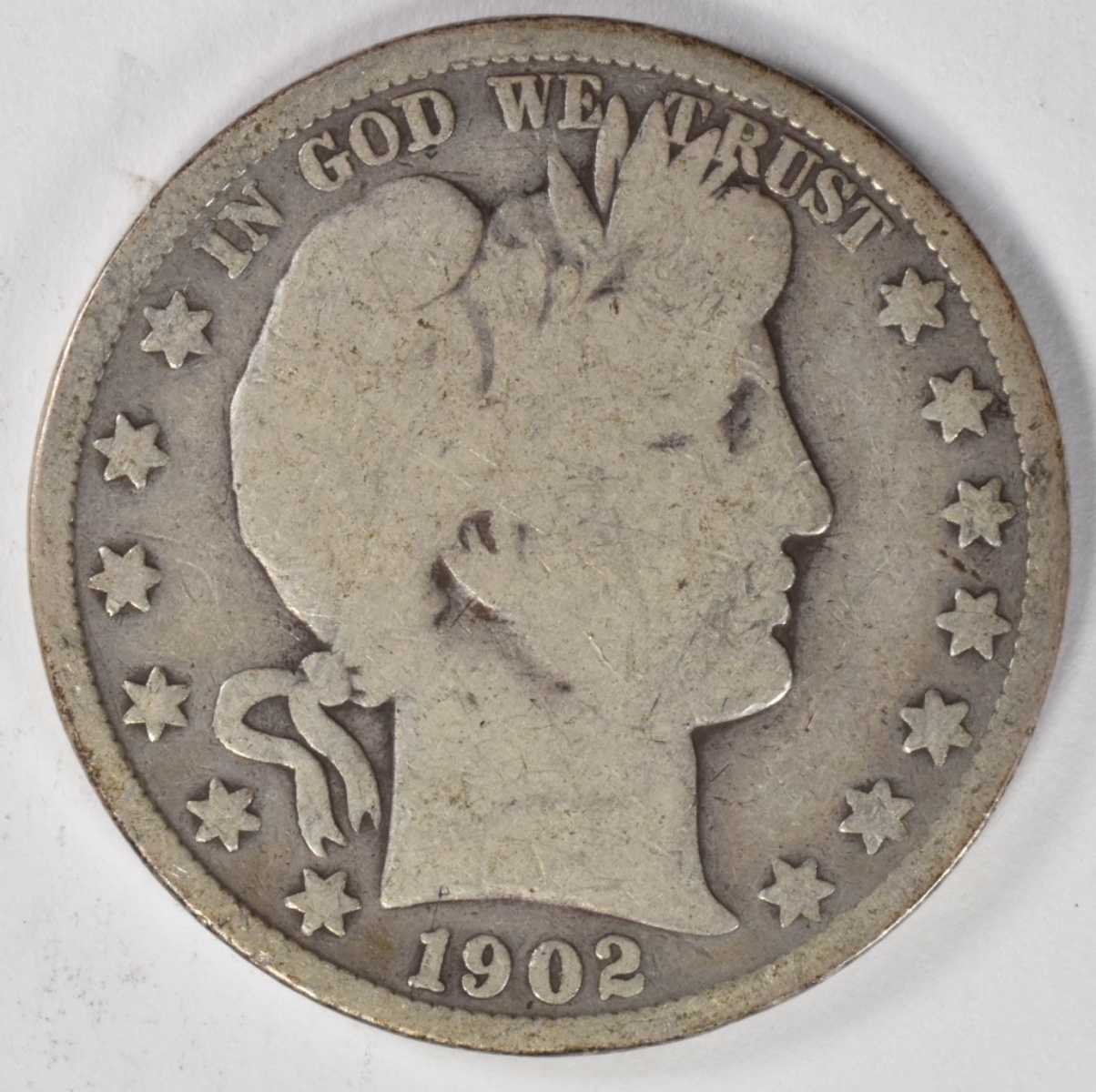 1902-S Barber Half Dollar