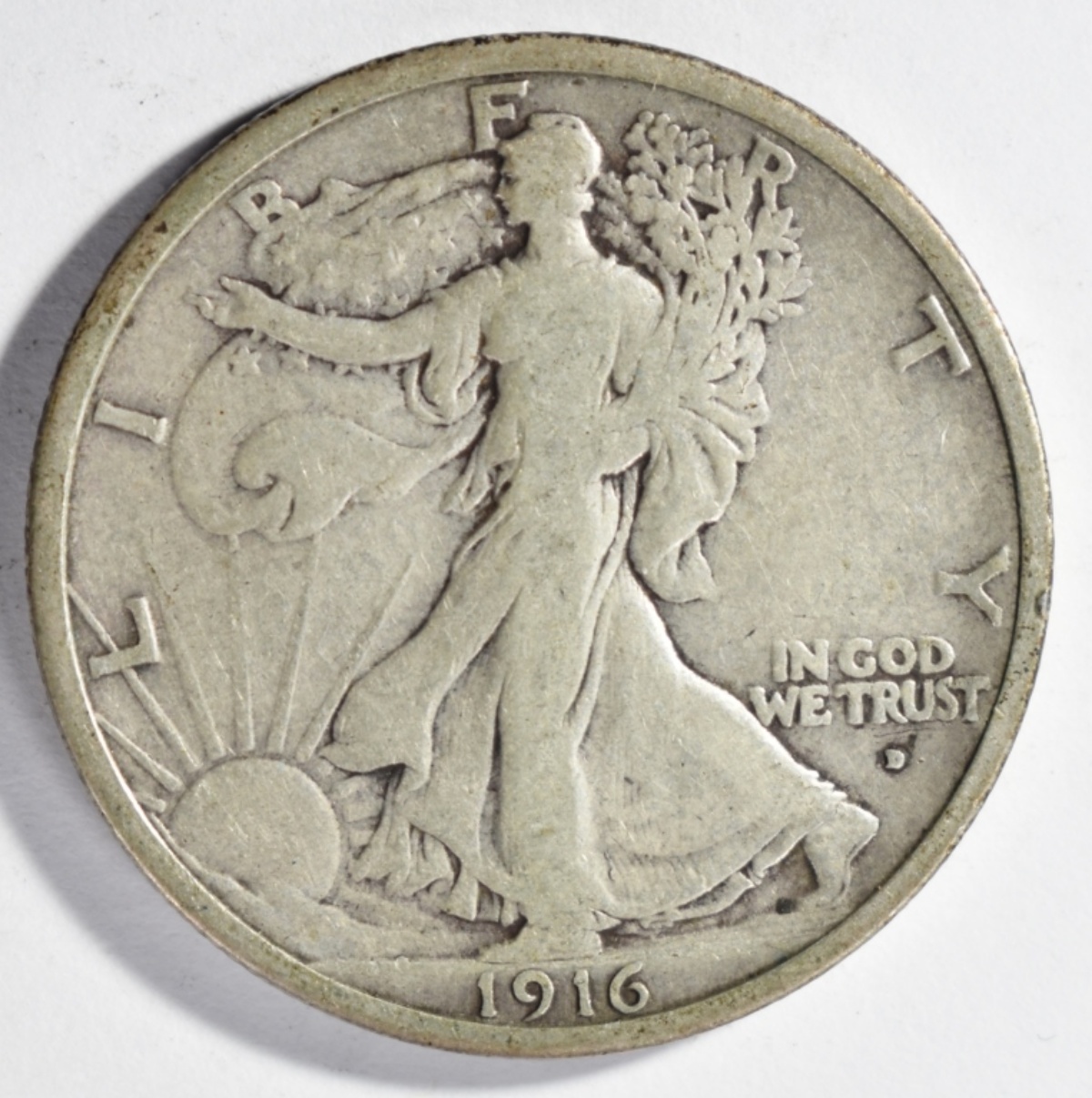1916-D Walking Liberty Half Dollar