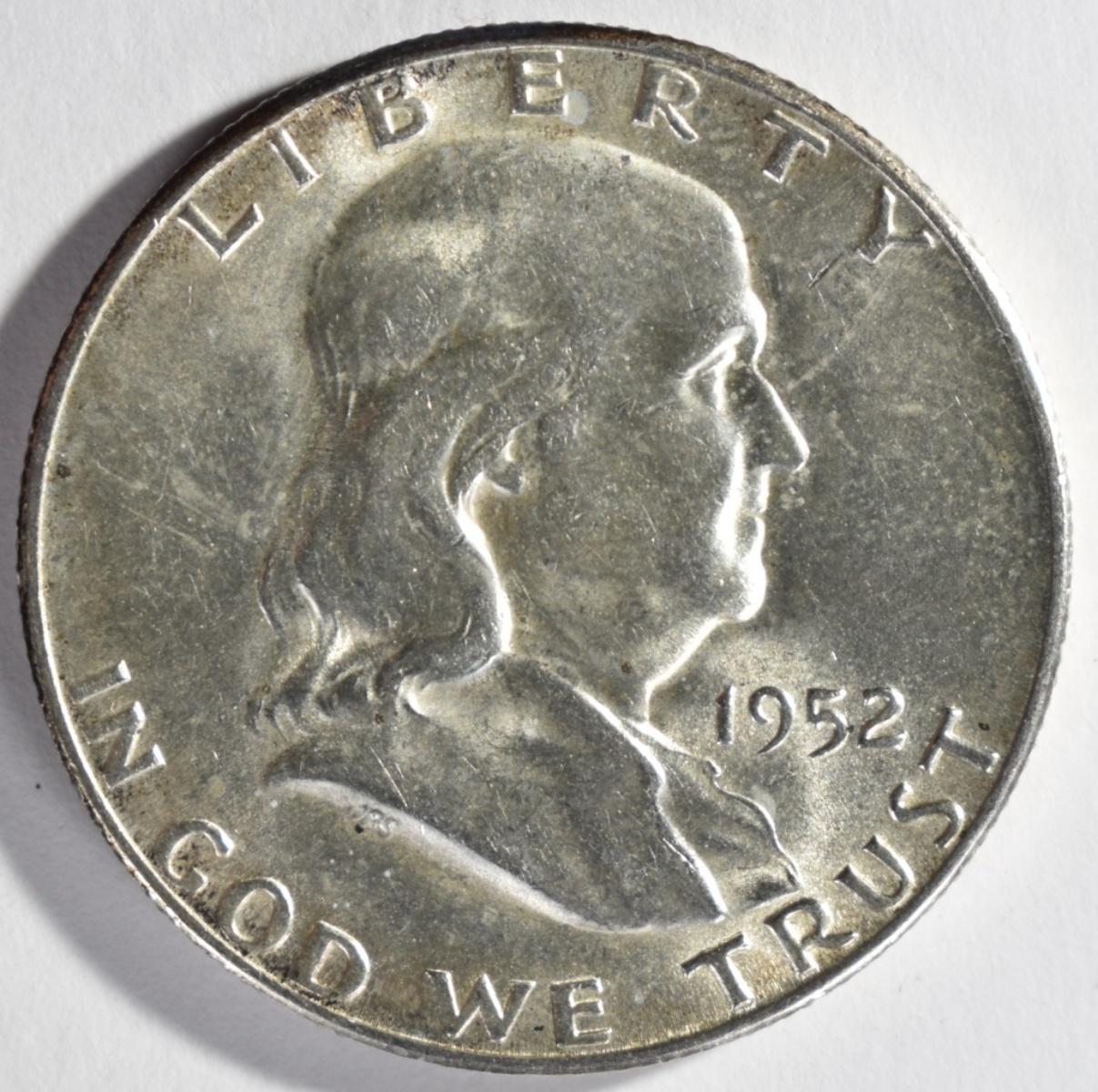 1952-S Franklin Half Dollar