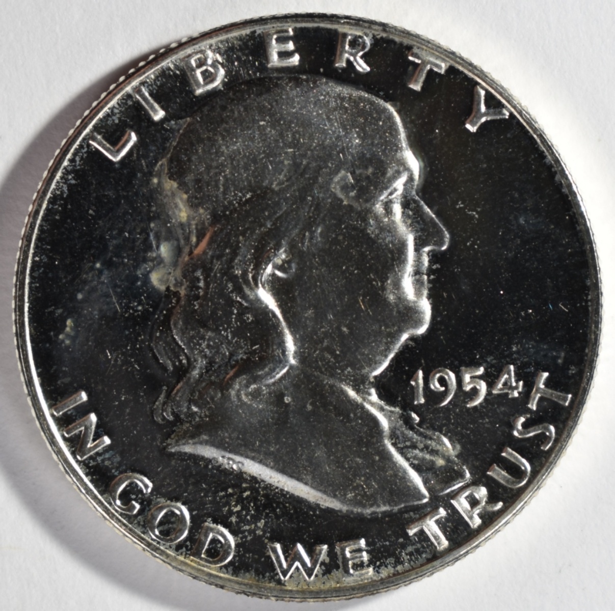 1954 Proof Franklin Half Dollar