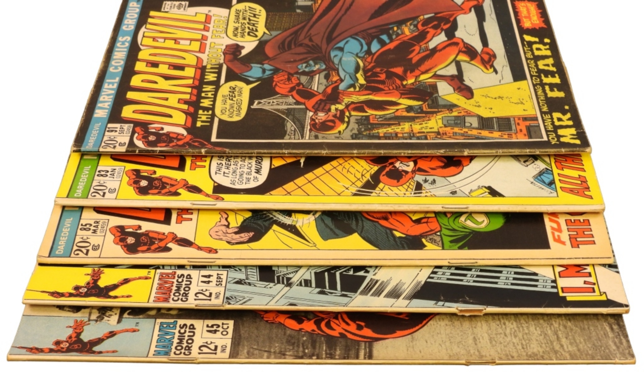 (5) Daredevil Marvel Comic Lot