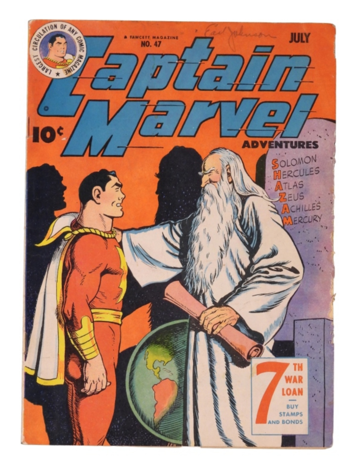 1945 Captain Marvel #47 Comic