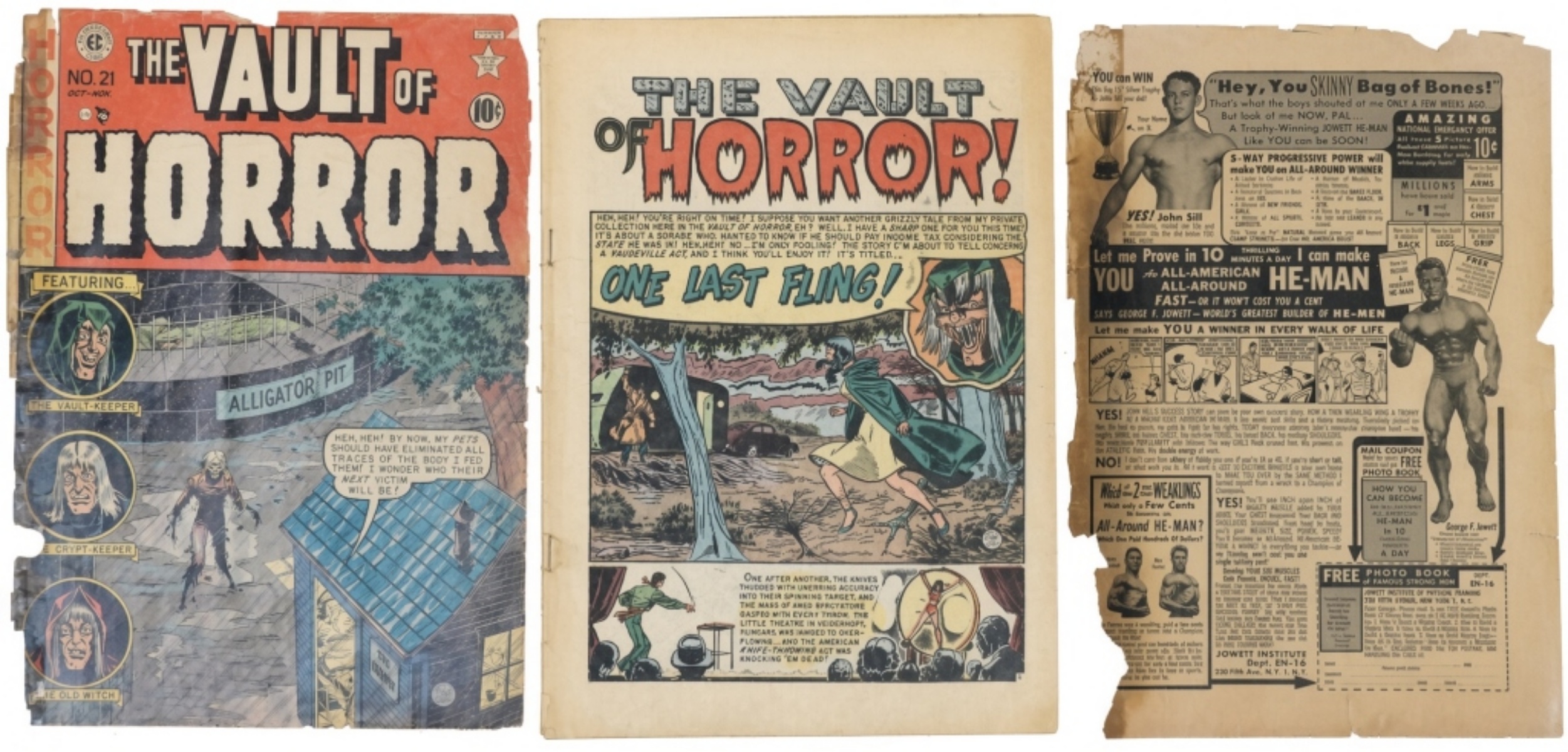1951 Vault of Horror #21 Golden Age