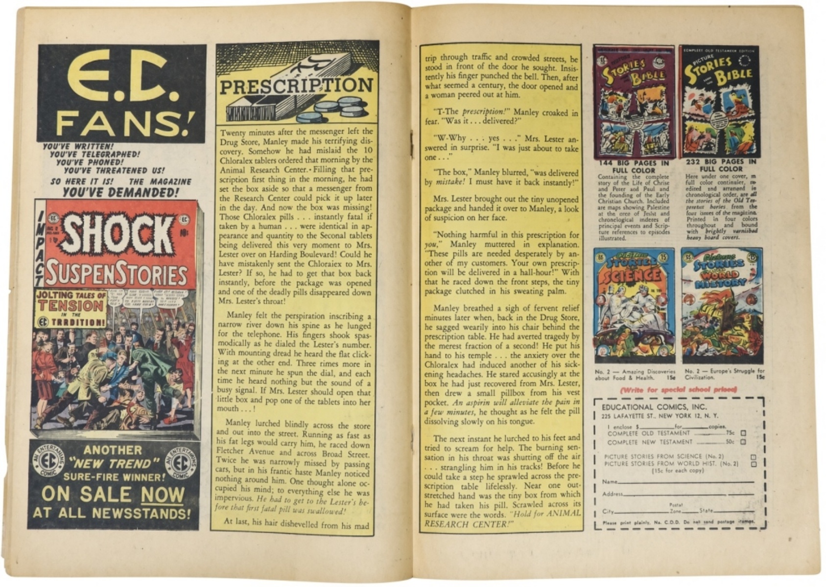 1952 Vault of Horror #24 Golden Age