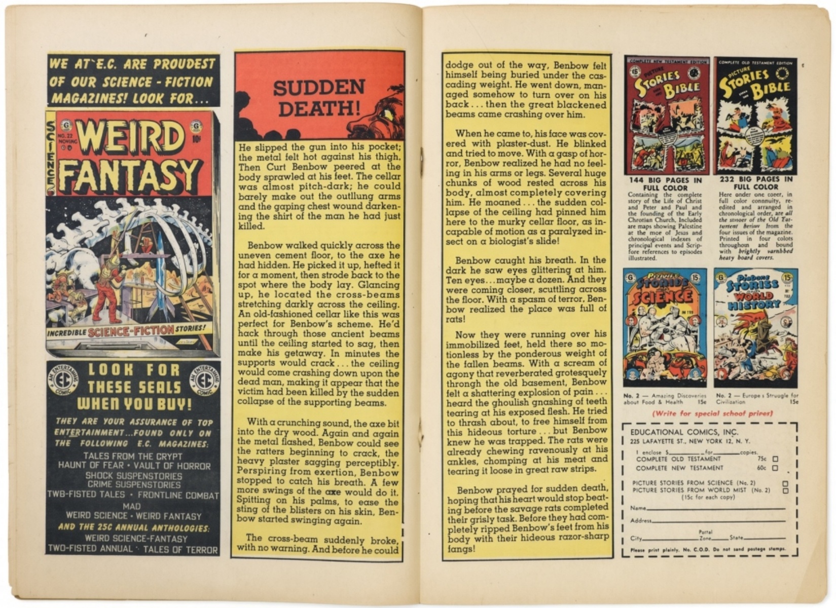 1953 Vault of Horror #34 Golden Age