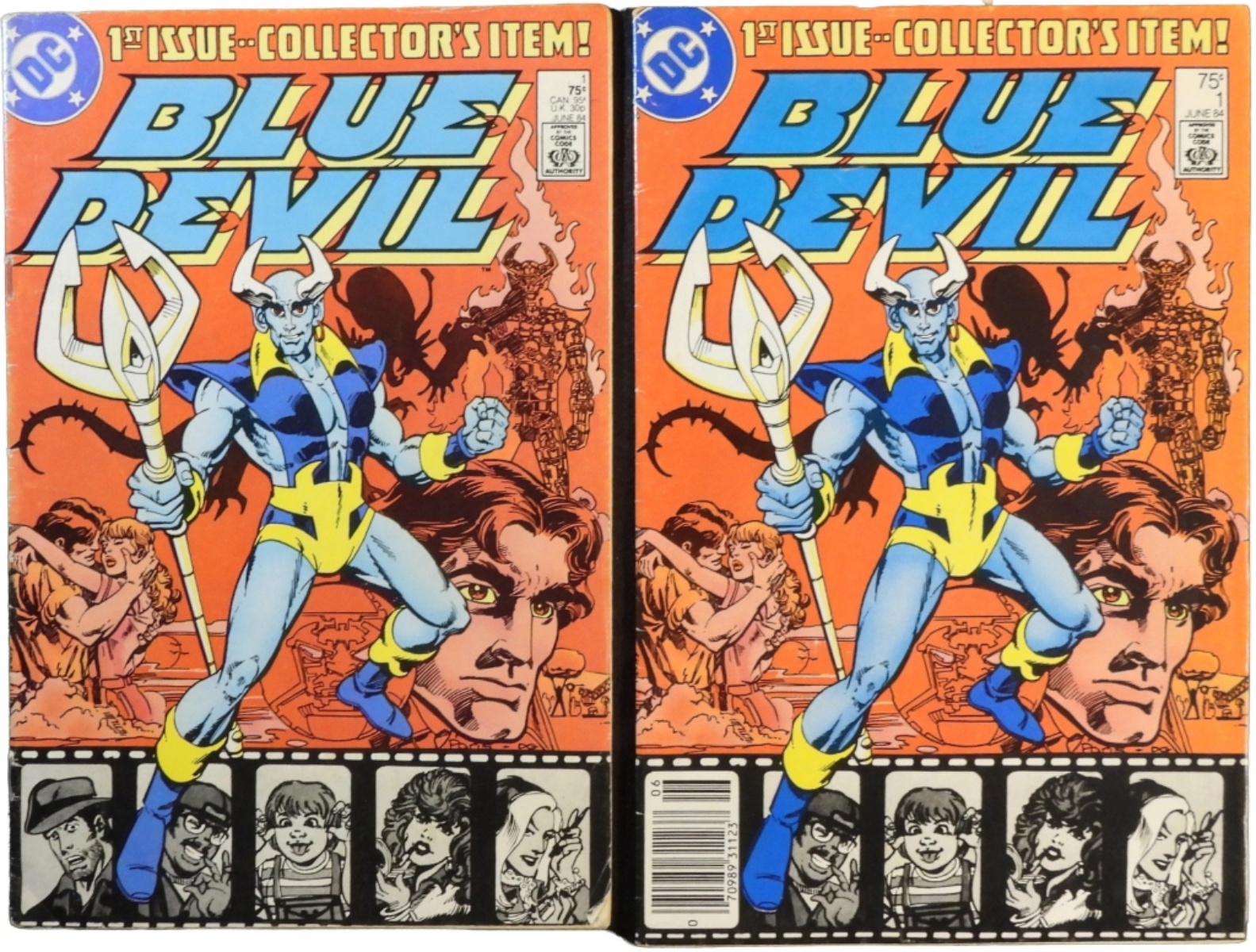 (2) Blue Devil #1 DC Comic Books