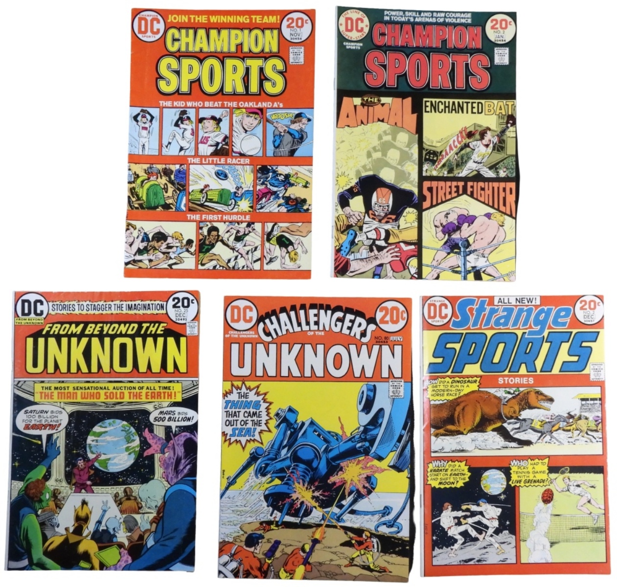 (5) DC Strange Sports, Champion Sports,