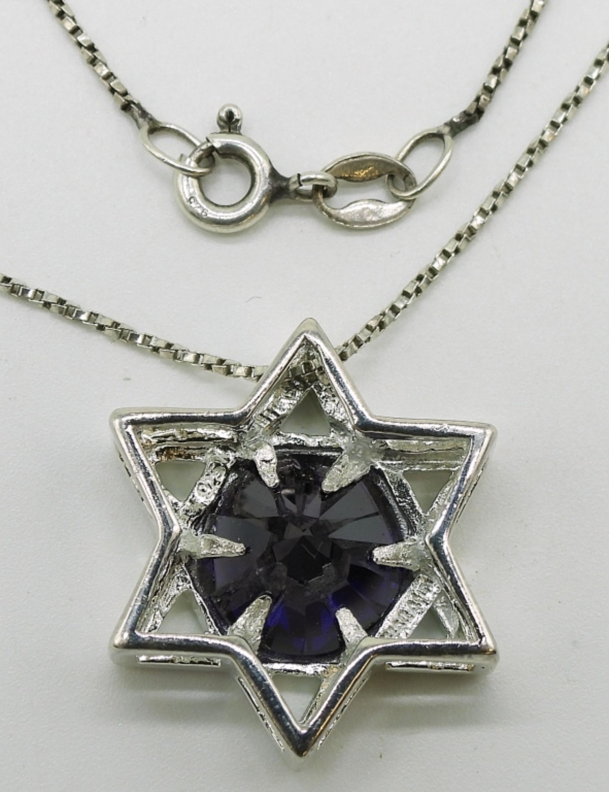Amethyst Star of David Necklace & Two Rings