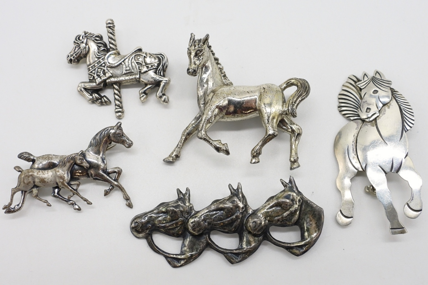 Horse Brooches, James Avery, G Perry & Beau