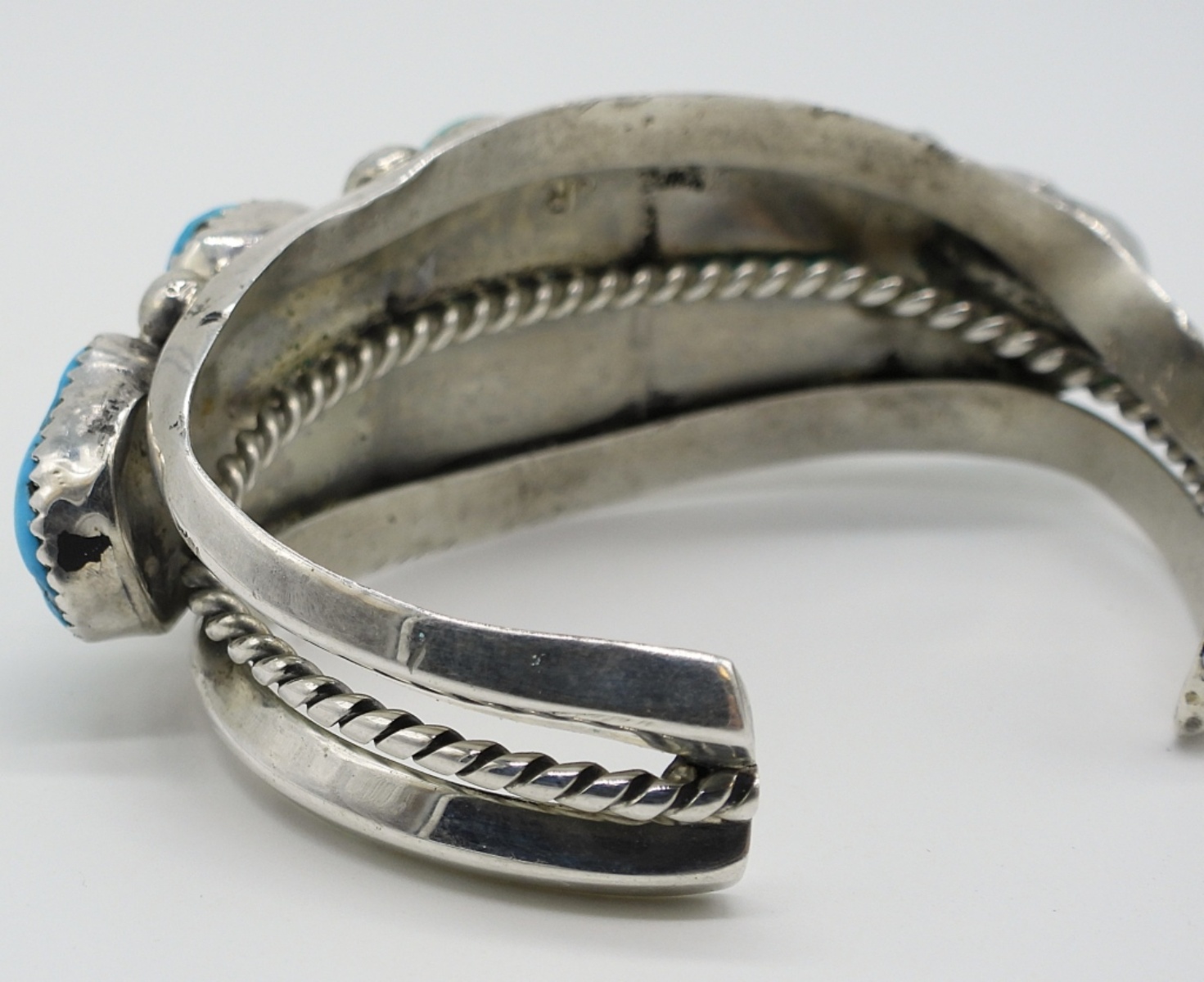 Navajo Turquoise Sterling Cuff Bracelet