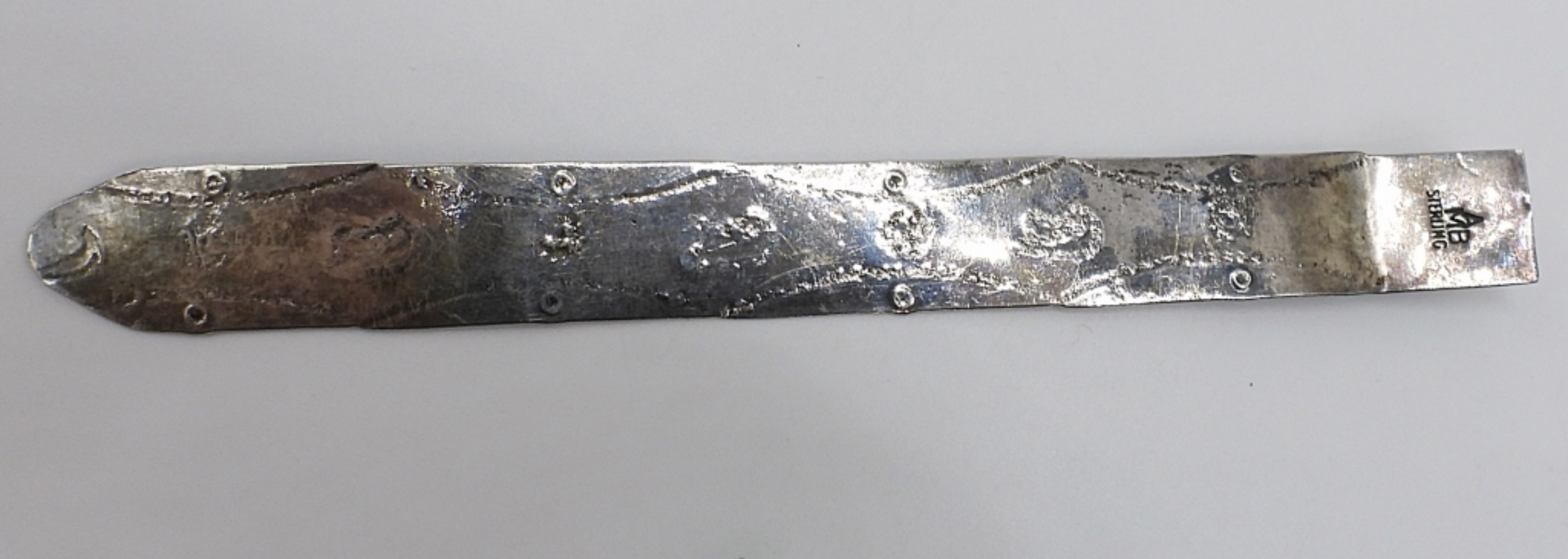 Navajo 925 Turquoise Bookmark, Peanut & Box