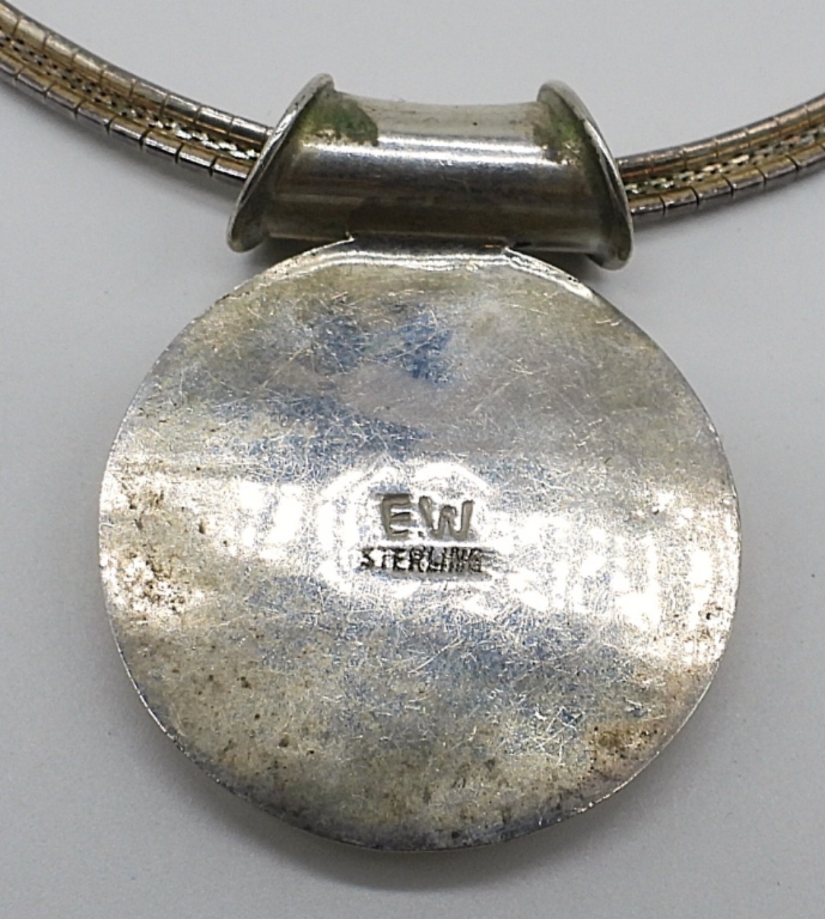 Native American, Mother of Pearl Pendant Necklace