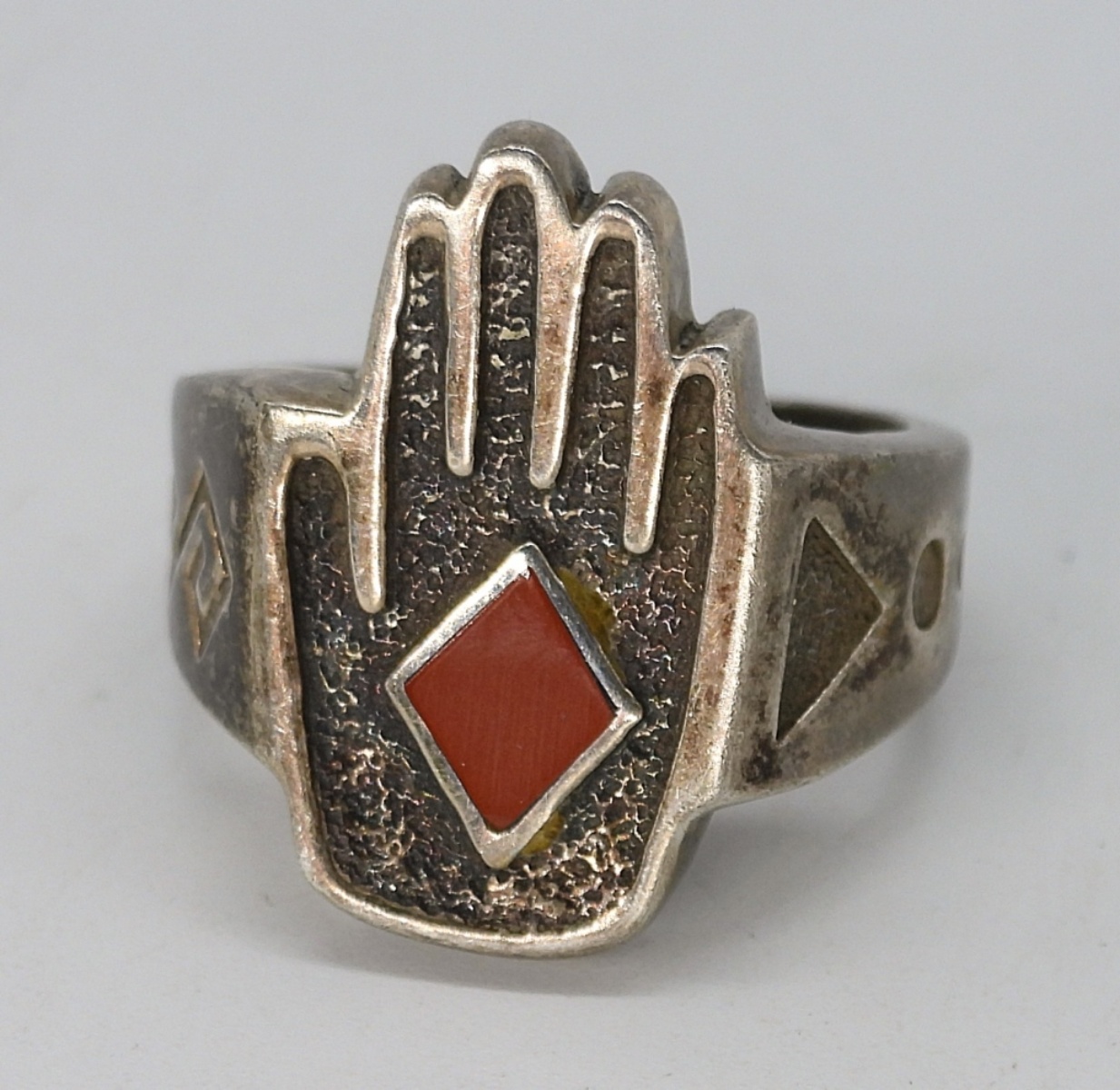 Ray Tracey, Navajo Artist Hand of Time Ring