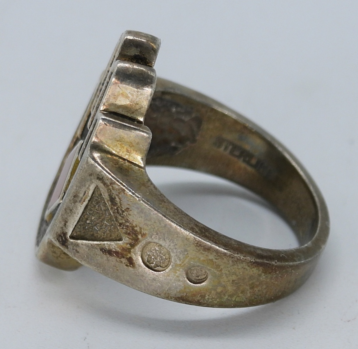 Ray Tracey, Navajo Artist Hand of Time Ring