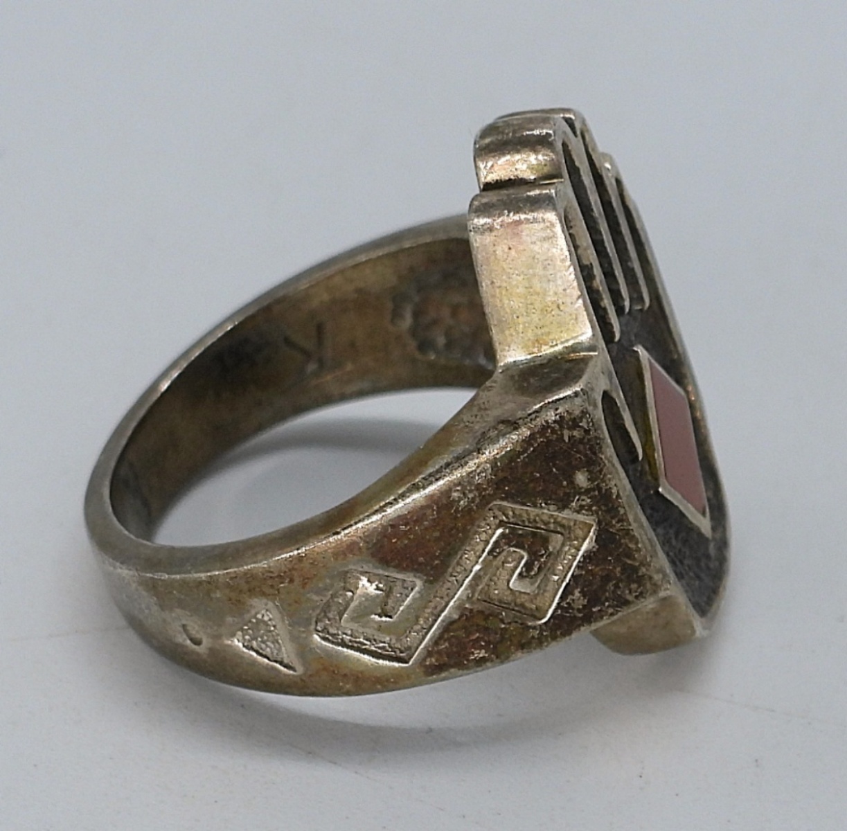 Ray Tracey, Navajo Artist Hand of Time Ring