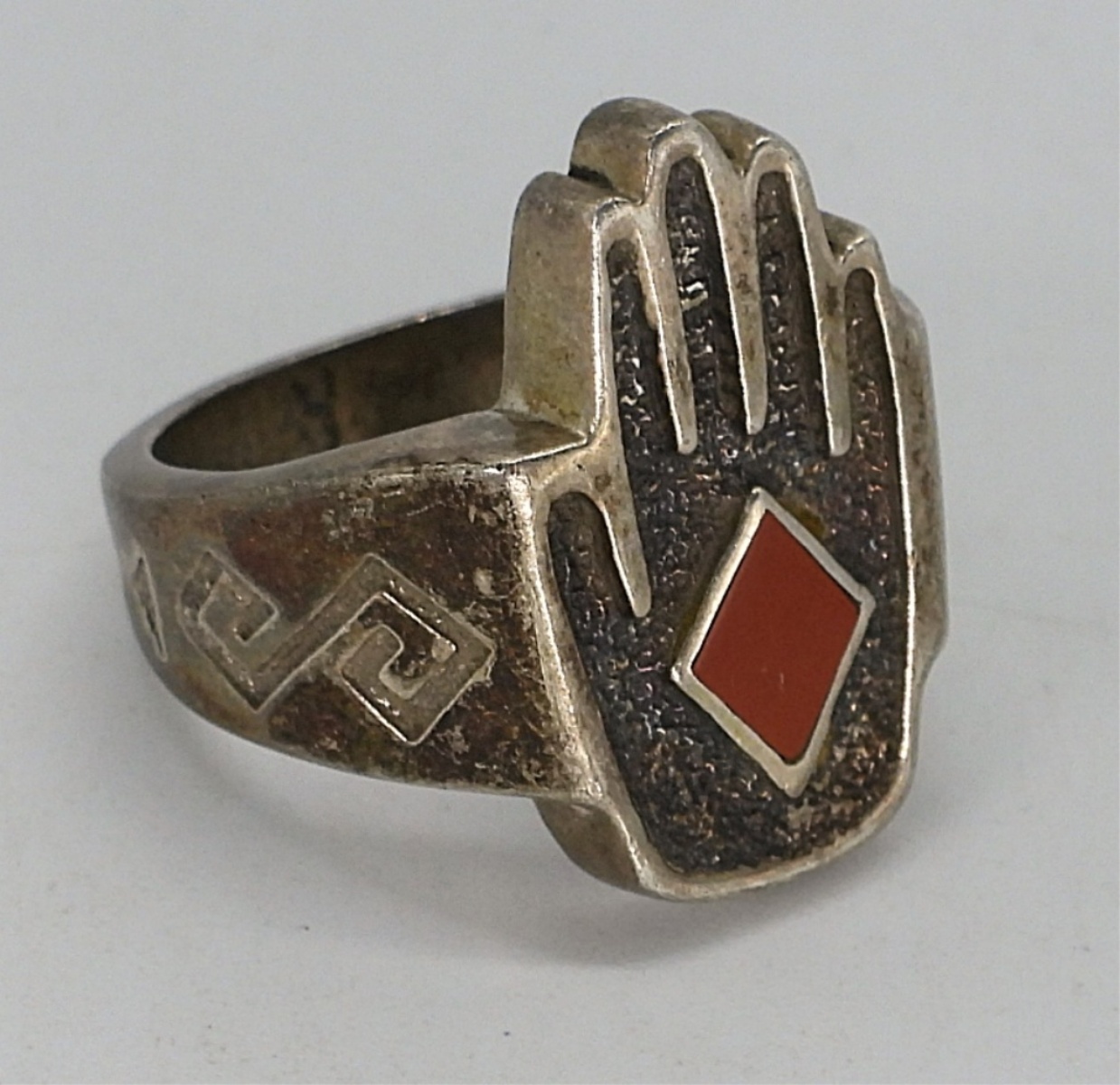 Ray Tracey, Navajo Artist Hand of Time Ring