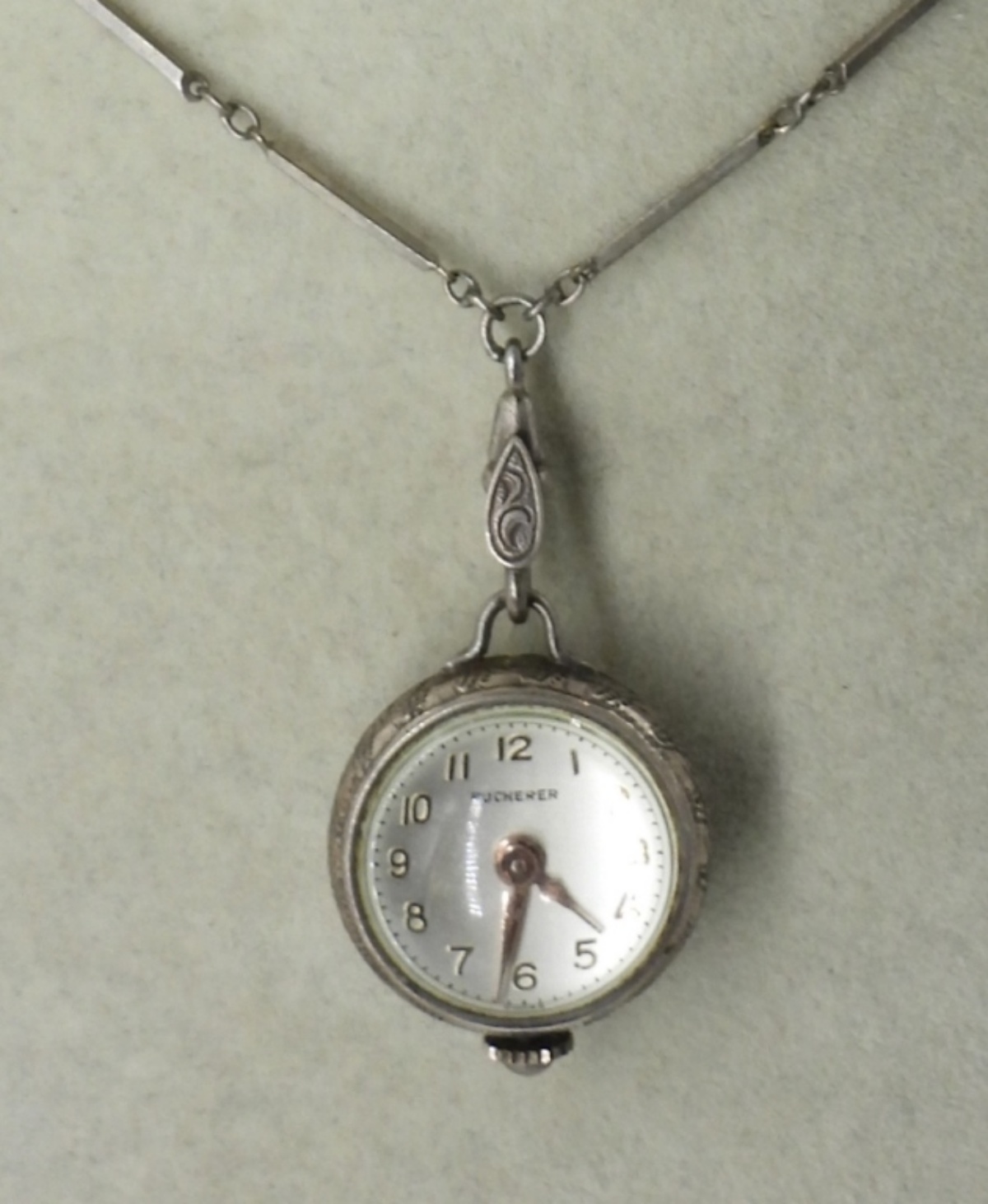 Wedgwood Brooch & Vintage Watch Necklace