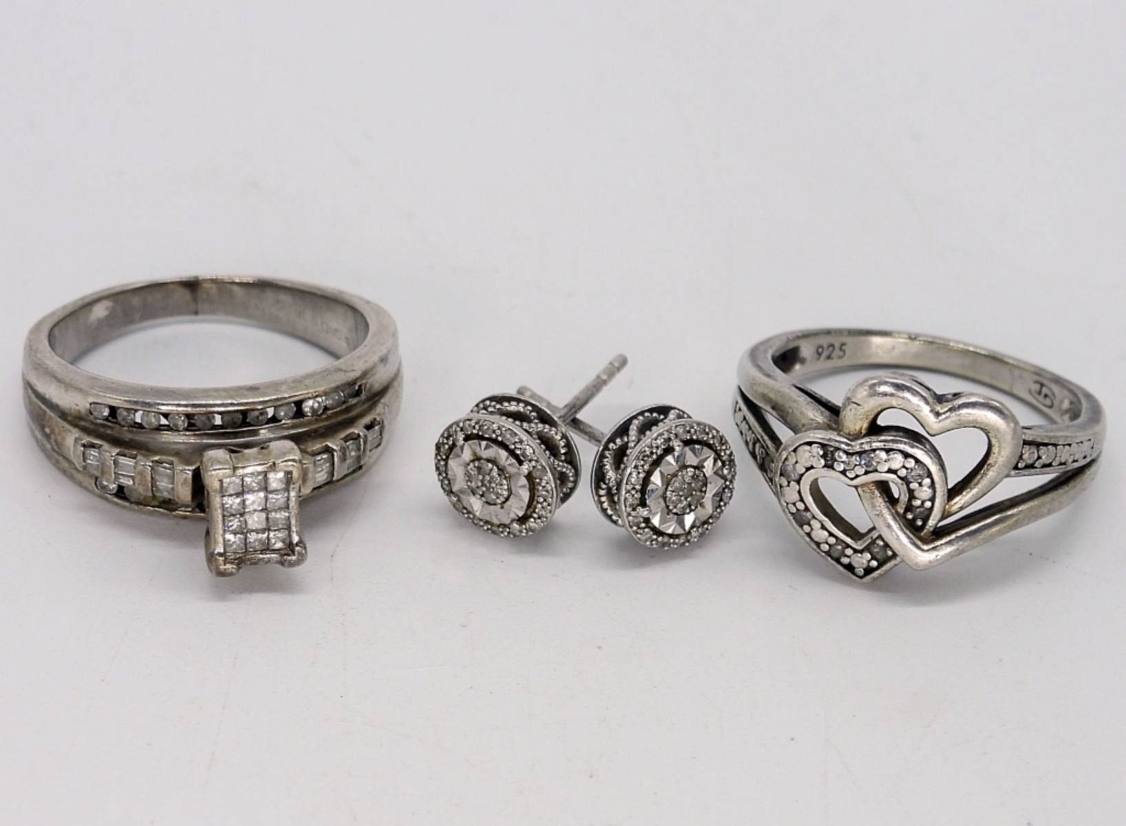 Diamond Fashion 925 Rings & Earrings
