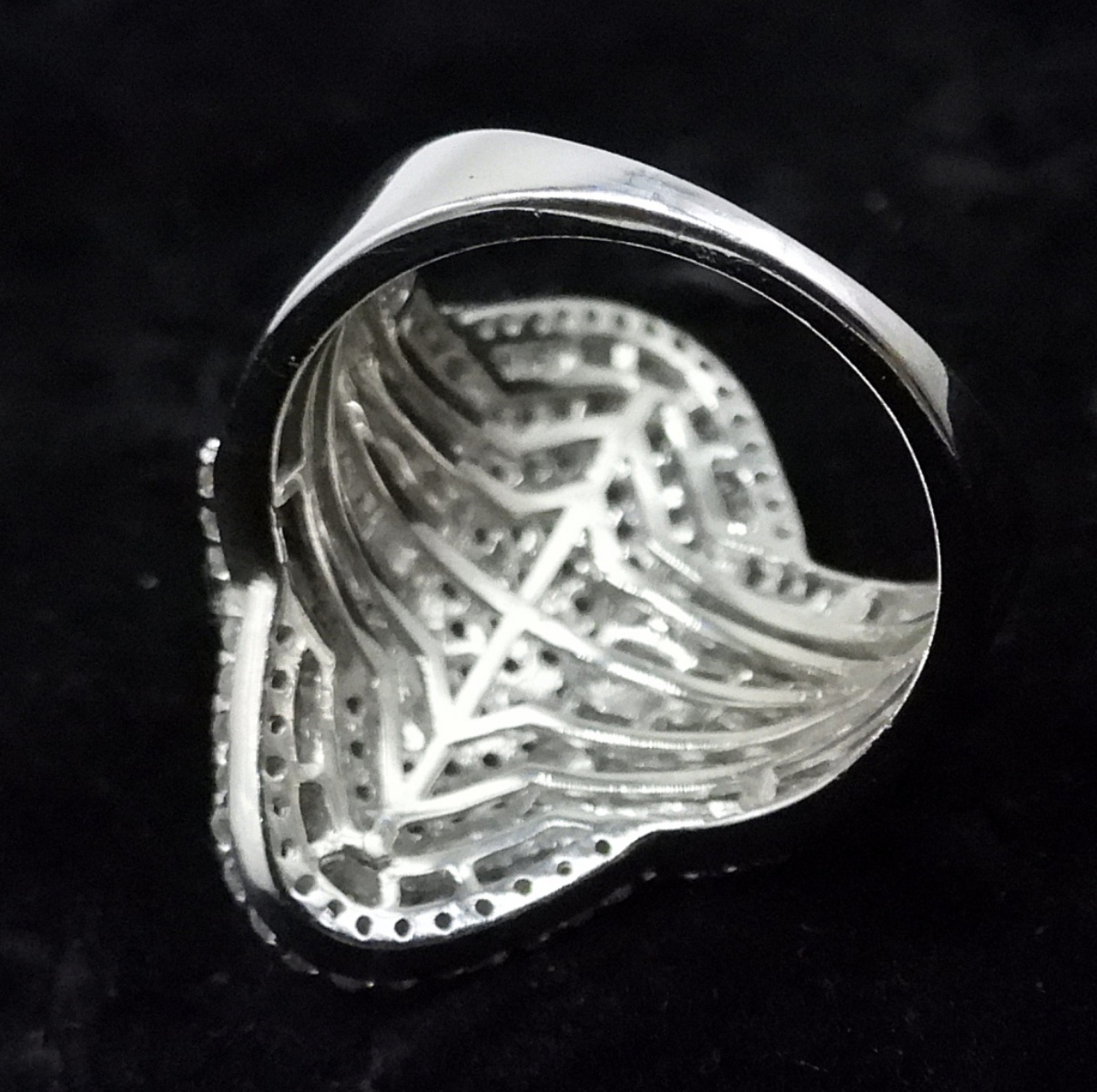 Diamond Cocktail Ring in Sterling