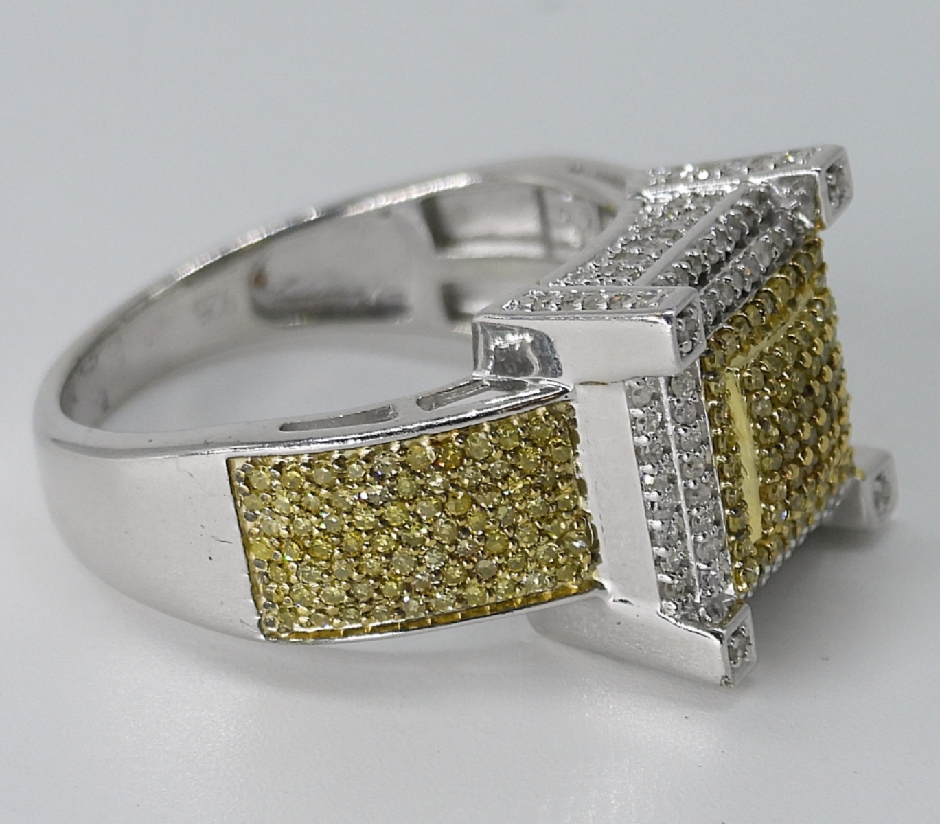 Yellow & White Diamond 925 Ring & More