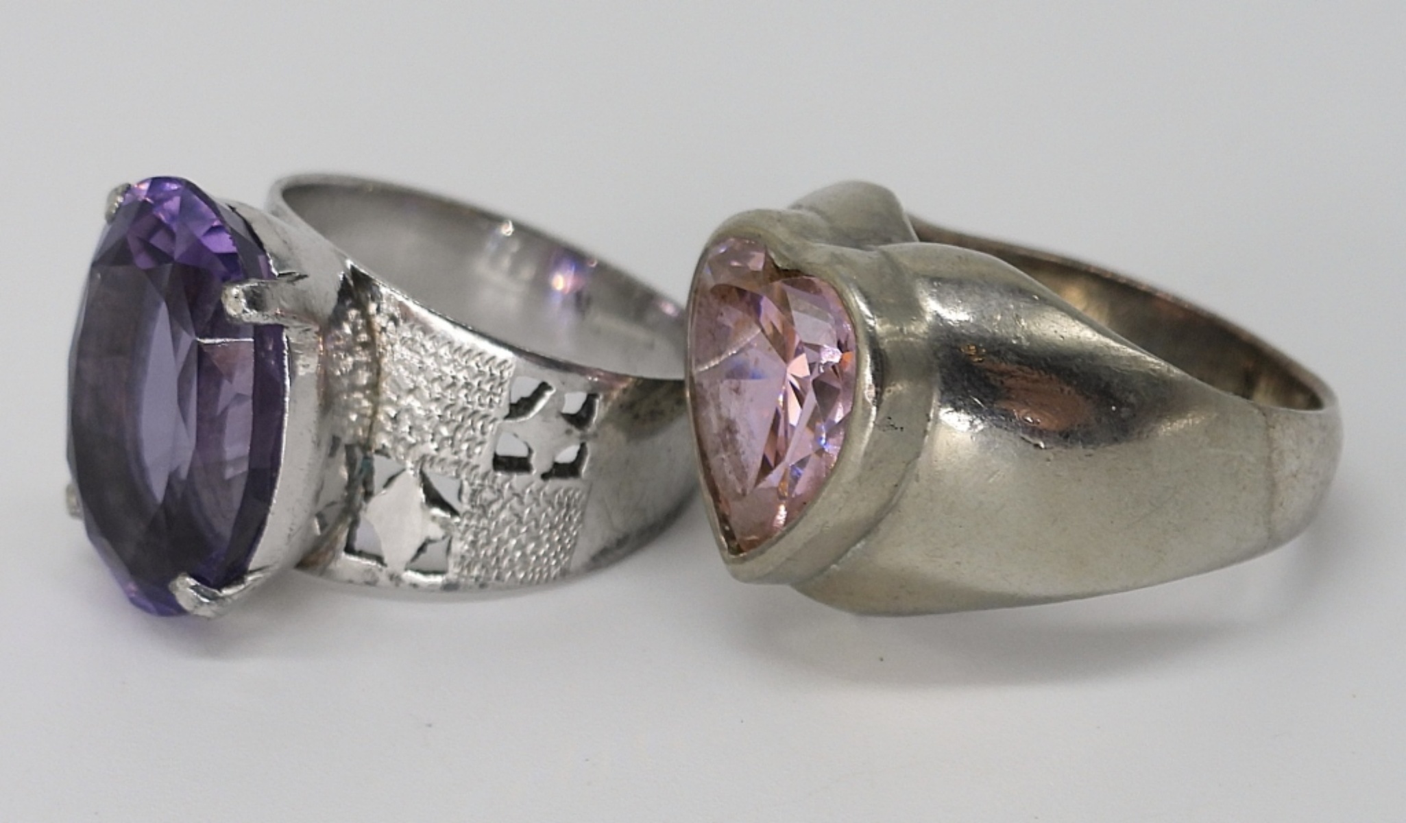 Multi Gemstone Sterling Necklaces & Rings