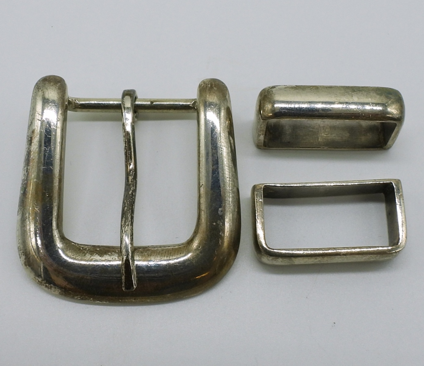 Max Lang, Sterling Belt Buckle and Loops