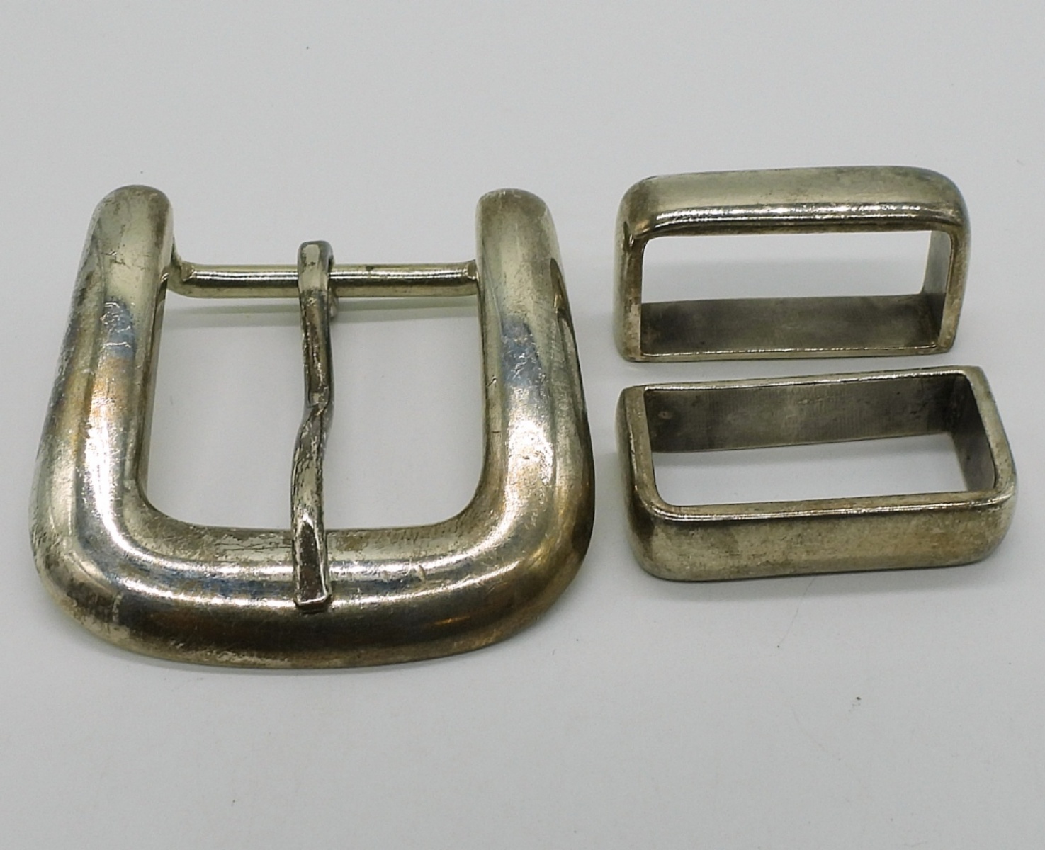 Max Lang, Sterling Belt Buckle and Loops