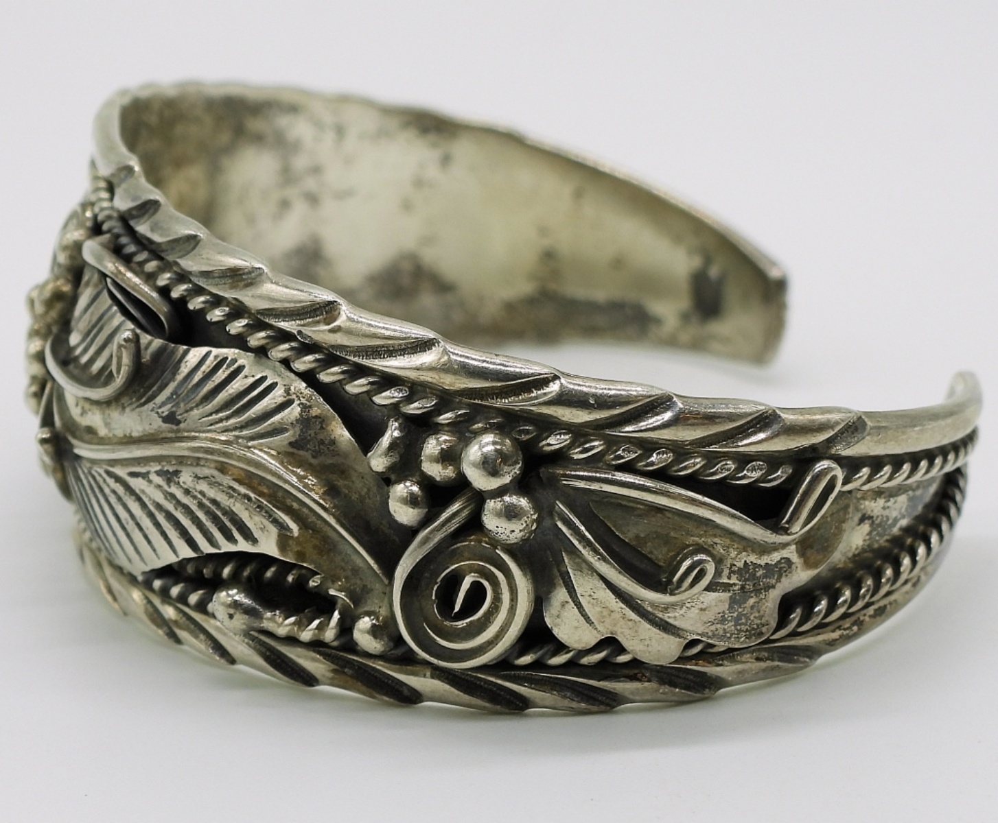 Stunning Sterling Navajo Cuff Bracelet