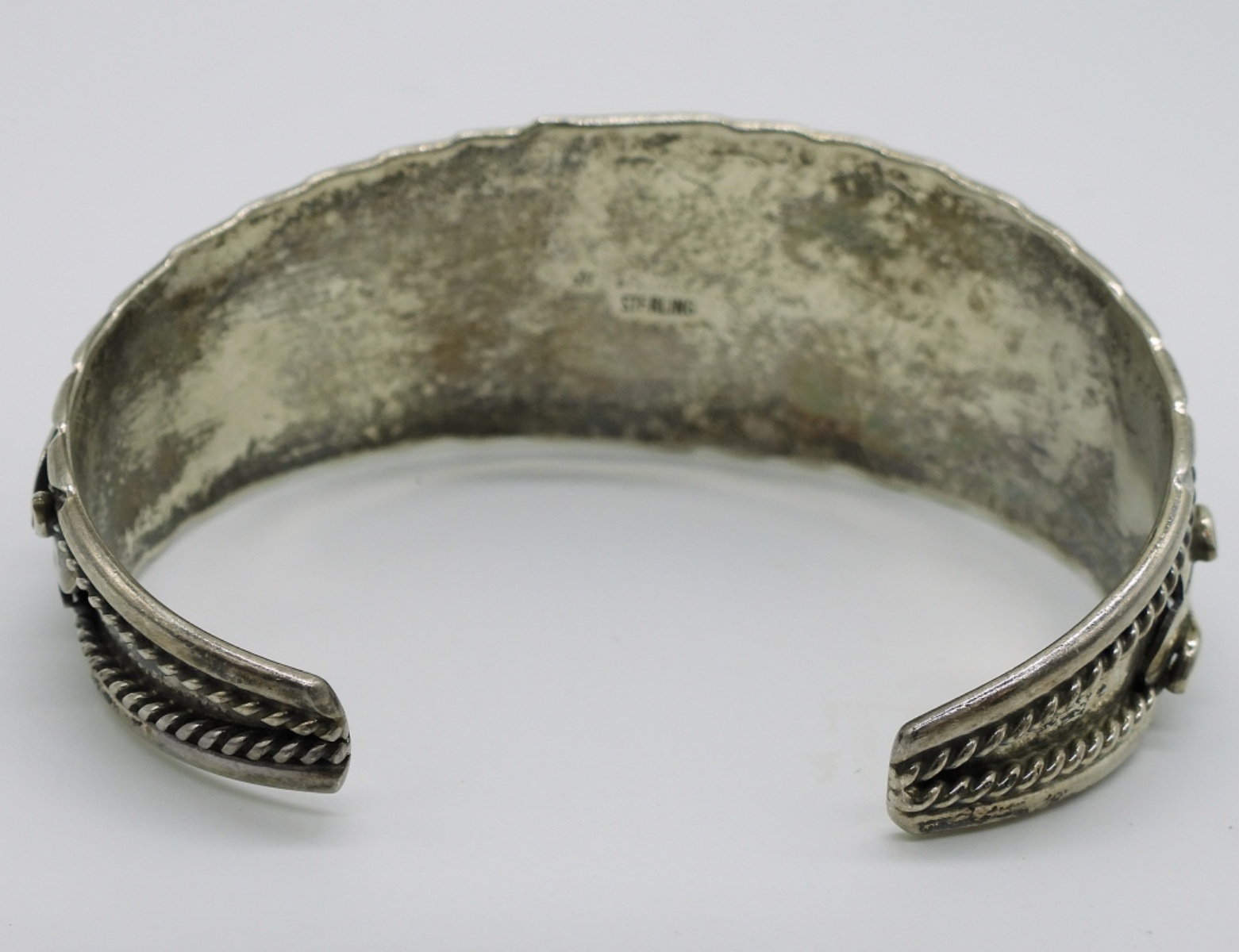 Stunning Sterling Navajo Cuff Bracelet