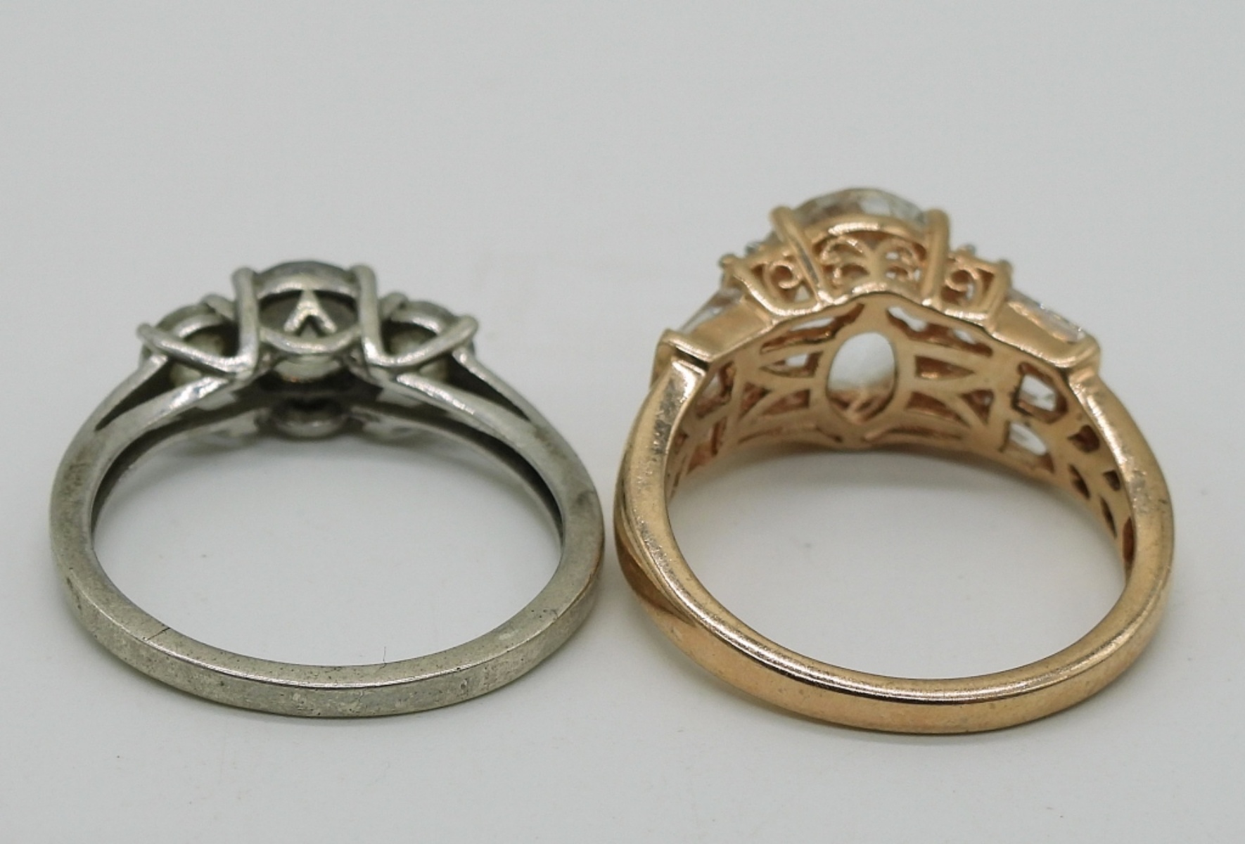 Simulated Diamond 925 Necklaces & Rings