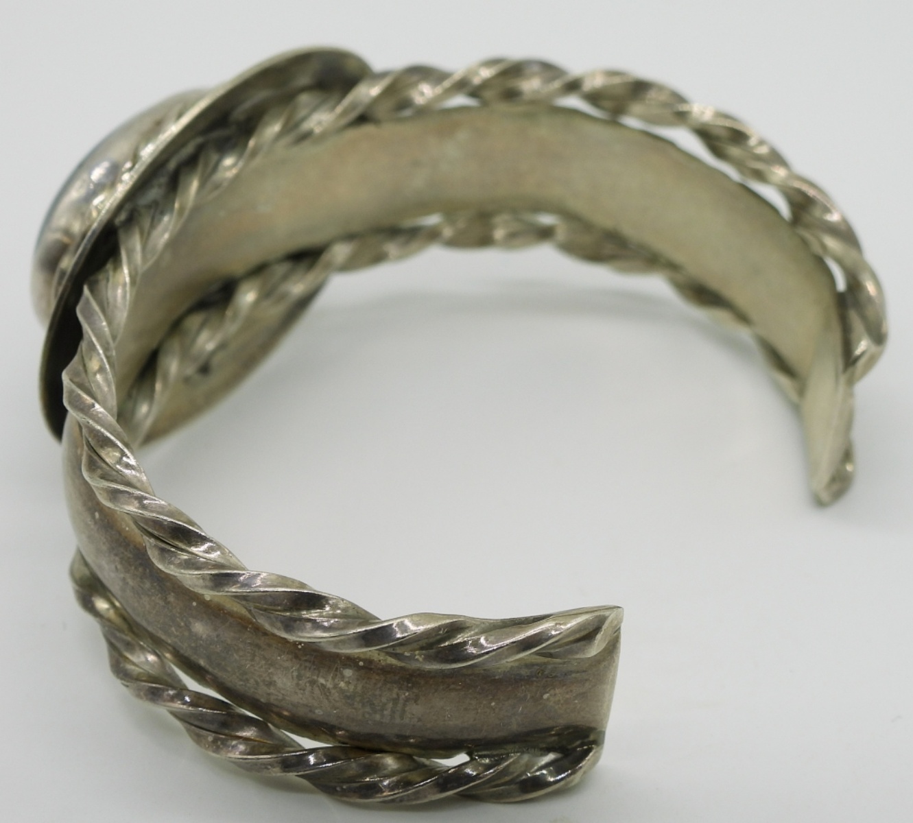 Sterling Hematite Cuff Bracelet