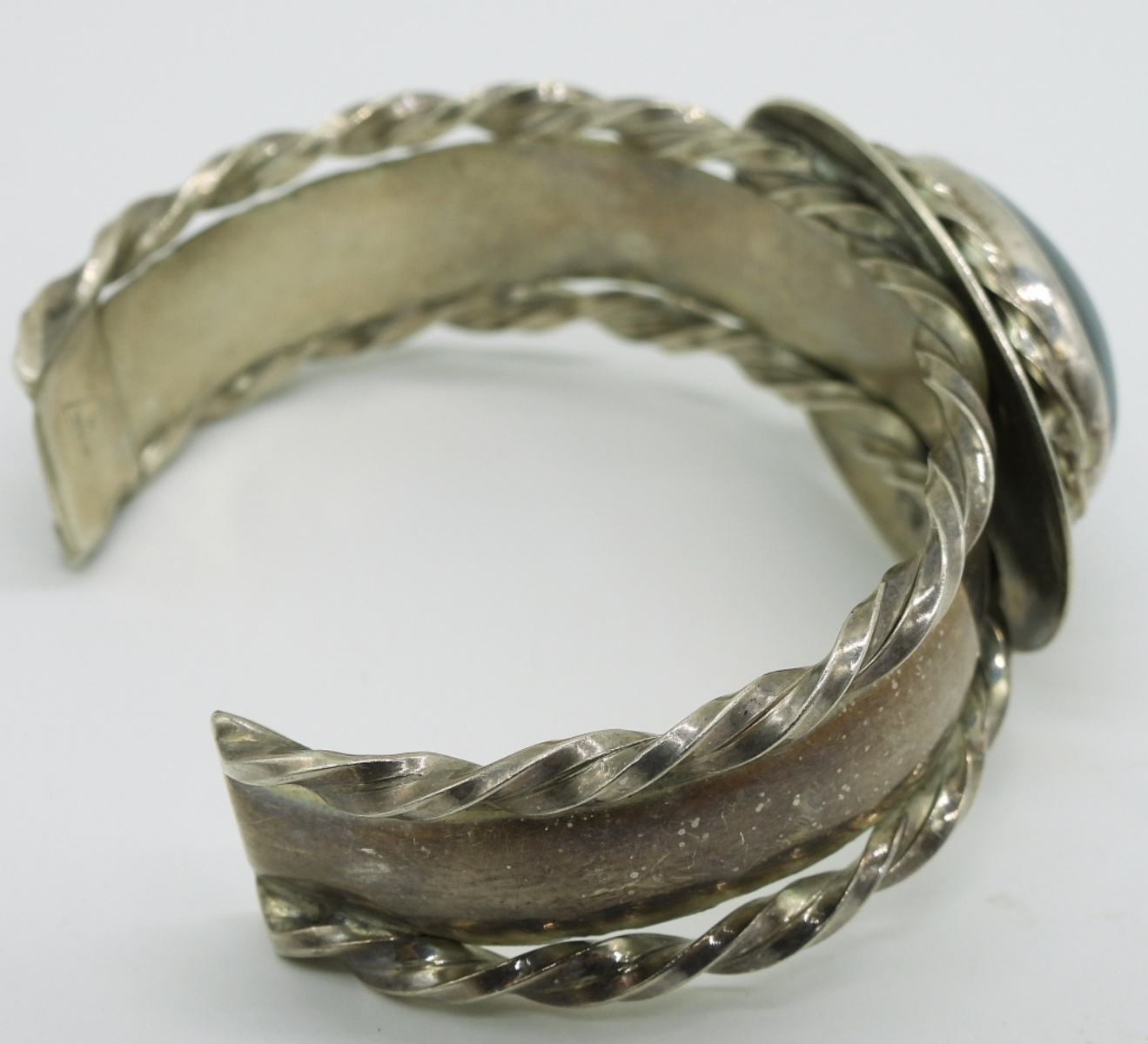 Sterling Hematite Cuff Bracelet