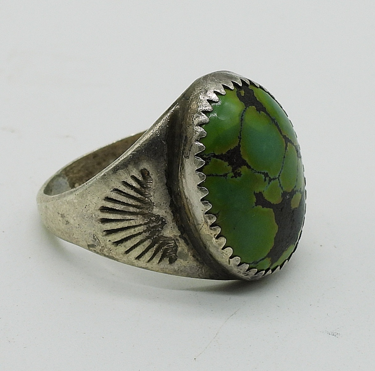 Stunning Turquoise Ring and Earrings - Sterling