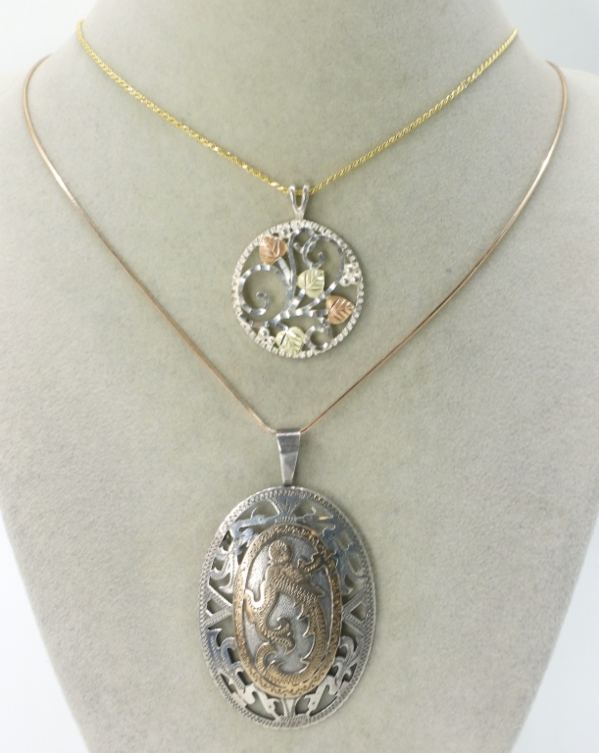 Guatemalan Pendant & Black Hills Pendant