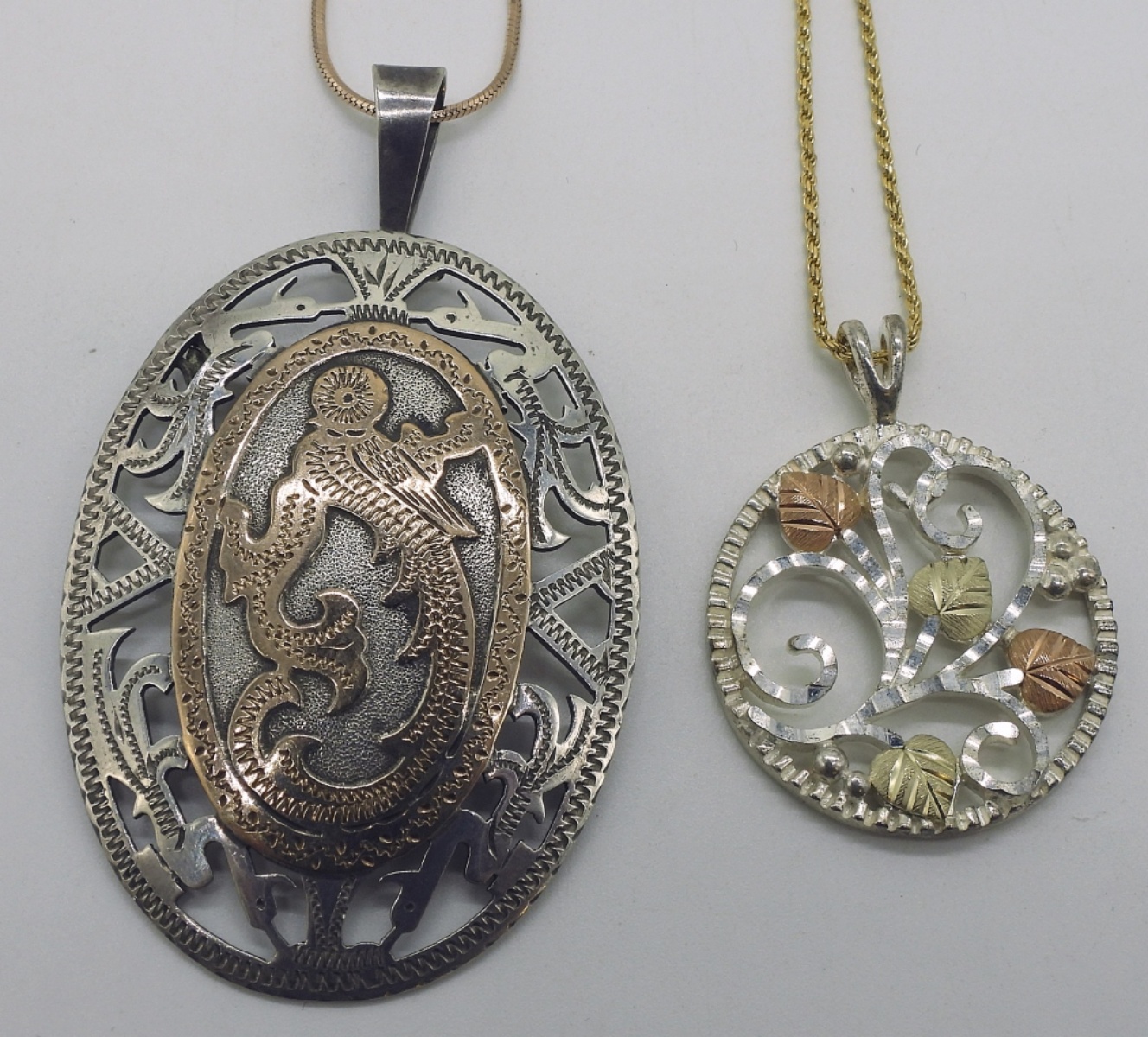 Guatemalan Pendant & Black Hills Pendant