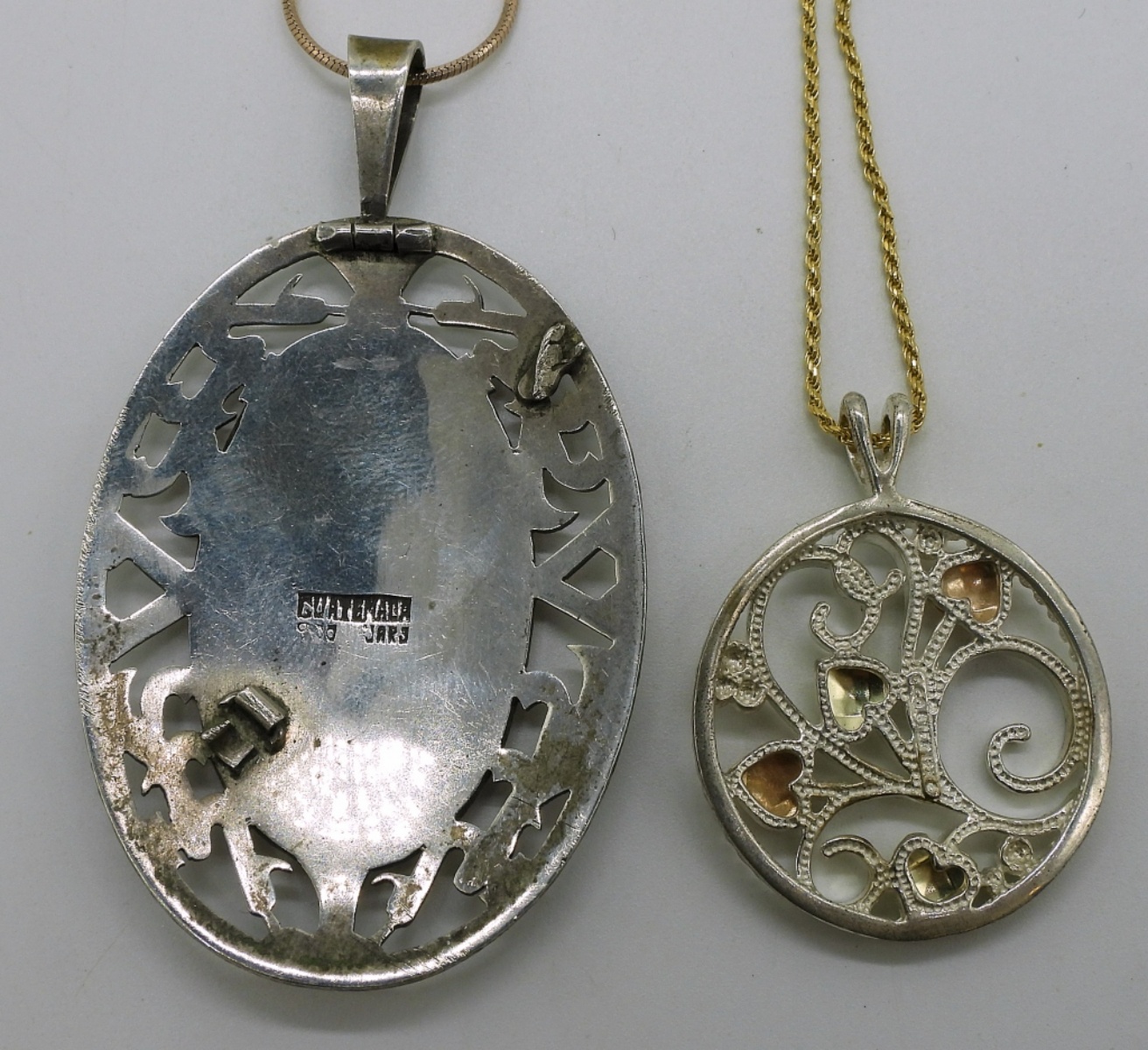 Guatemalan Pendant & Black Hills Pendant
