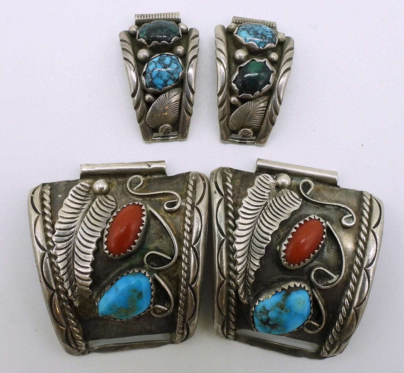 Native American Watch Ends, 2 Pair