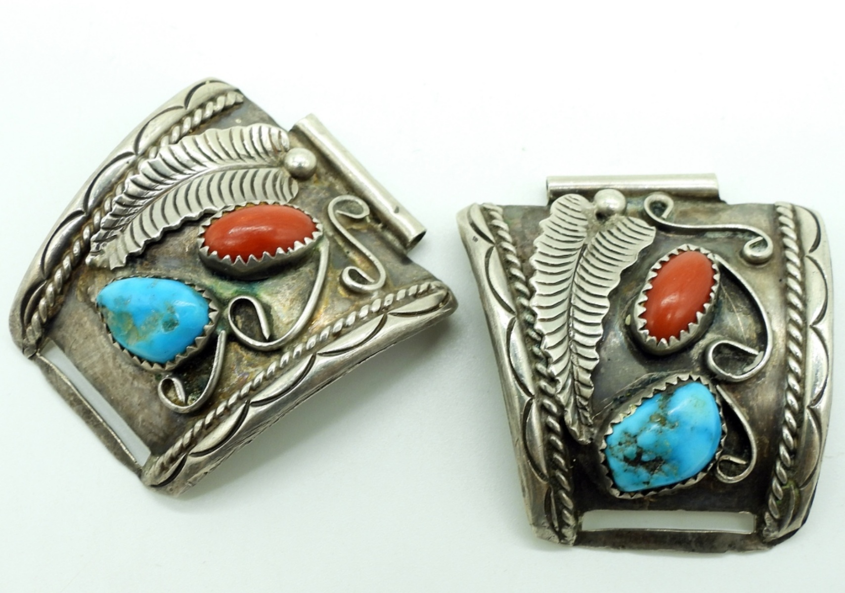 Native American Watch Ends, 2 Pair
