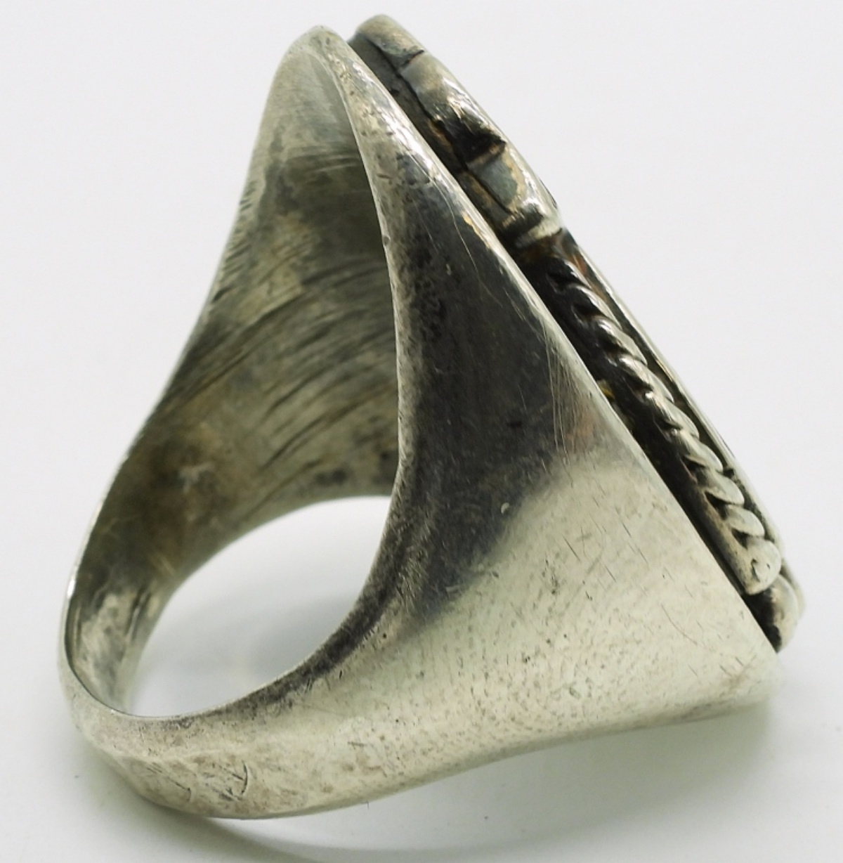 Zuni Style Thunderbird 925 Ring & Pin