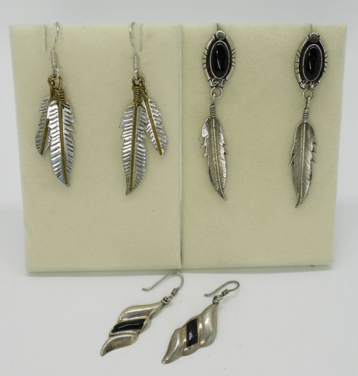 Taxco & Native American Sterling Earrings