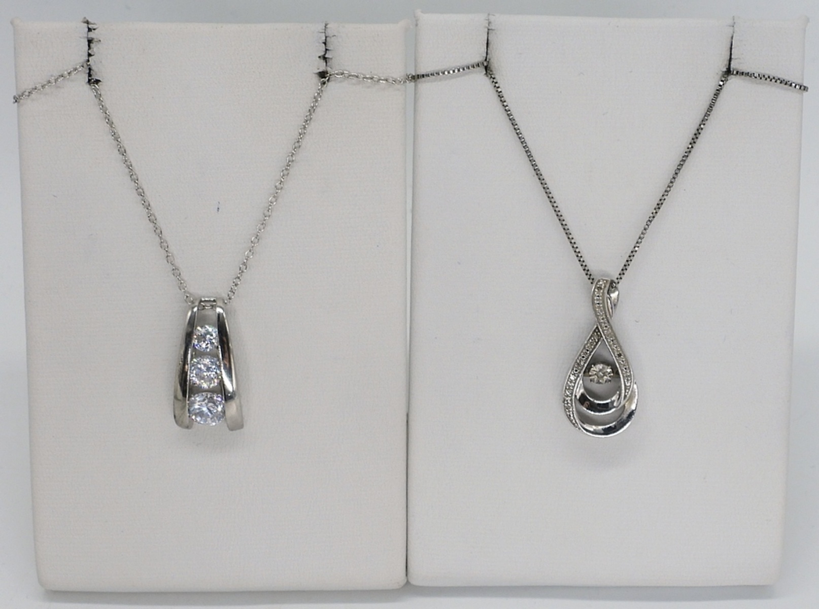 Bridal Style Sterling Necklaces, Ring, Bracelet