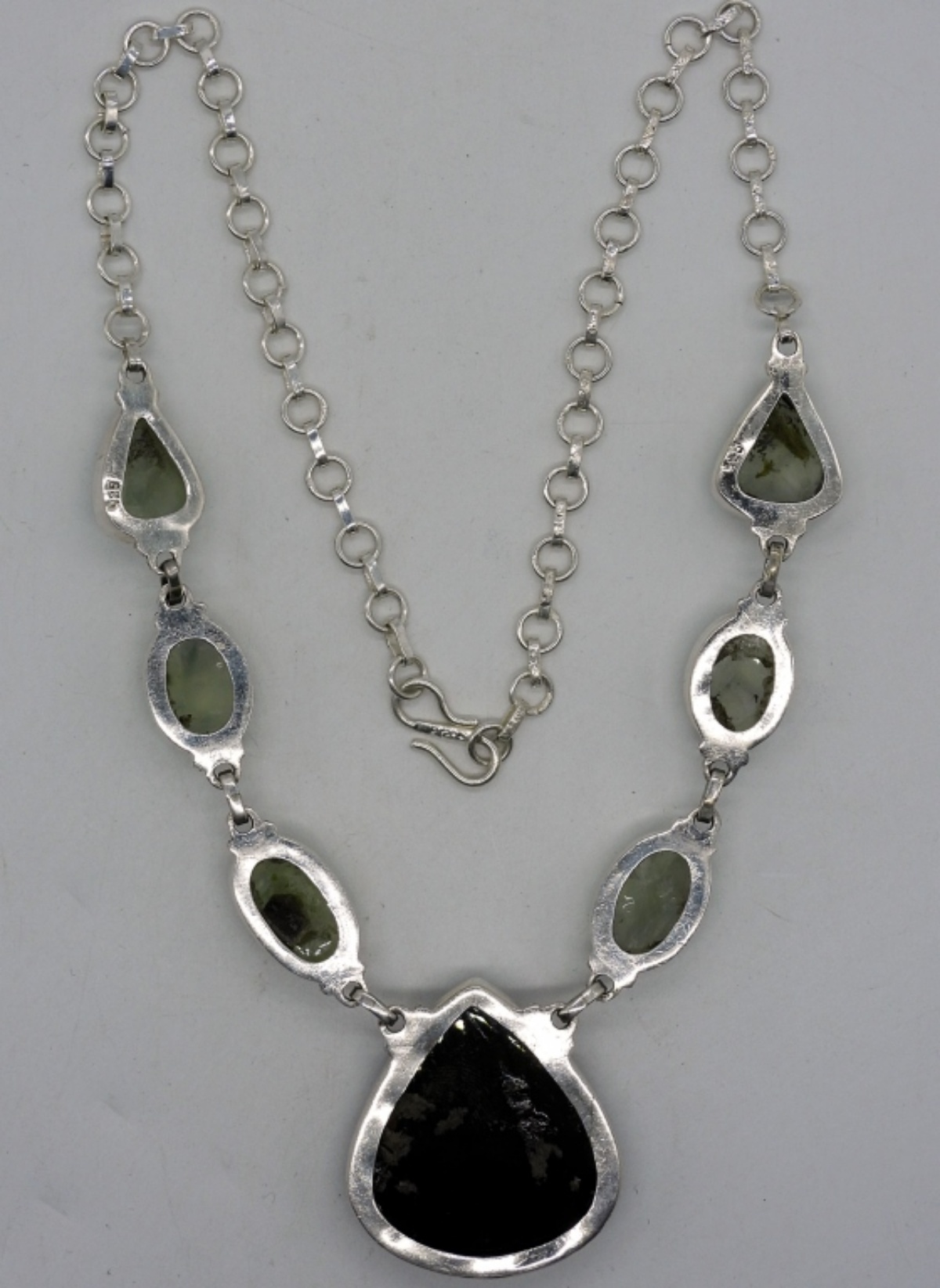 Beautiful Green Gemstone 925 Necklace