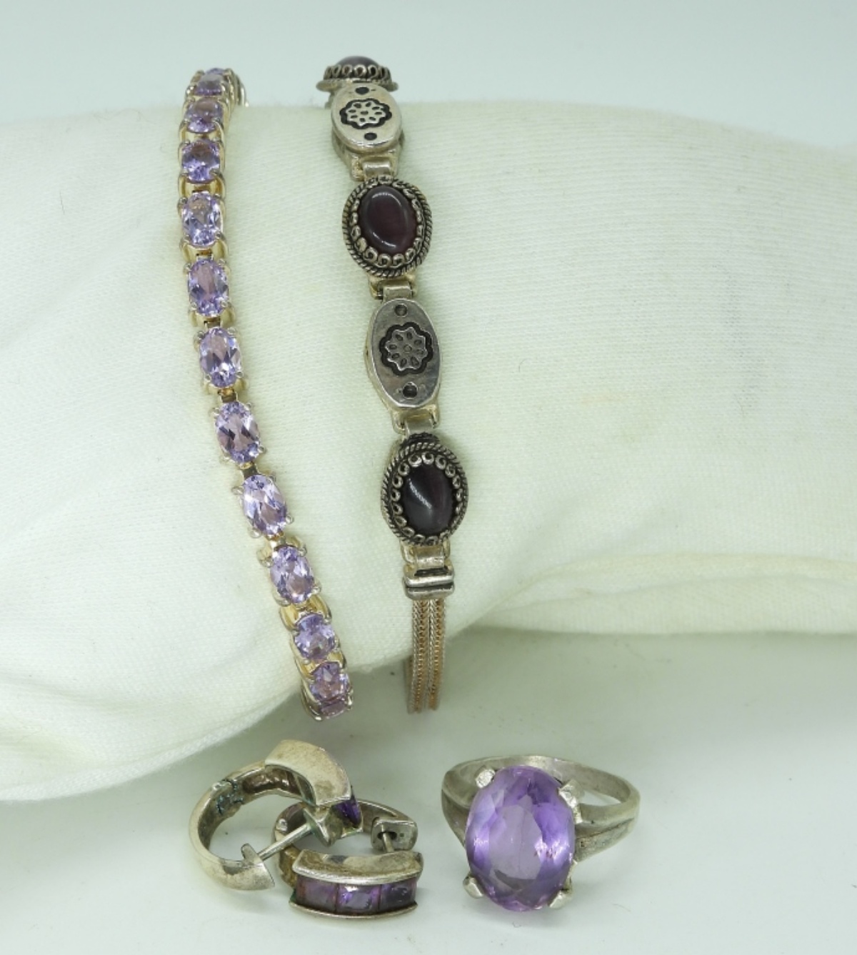 Amethyst & Sterling Bracelets & More